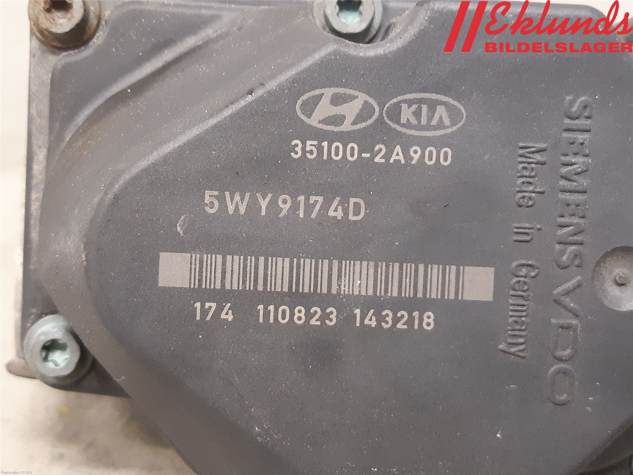 Hyundai i30 FD 07-12 Injspjällhus