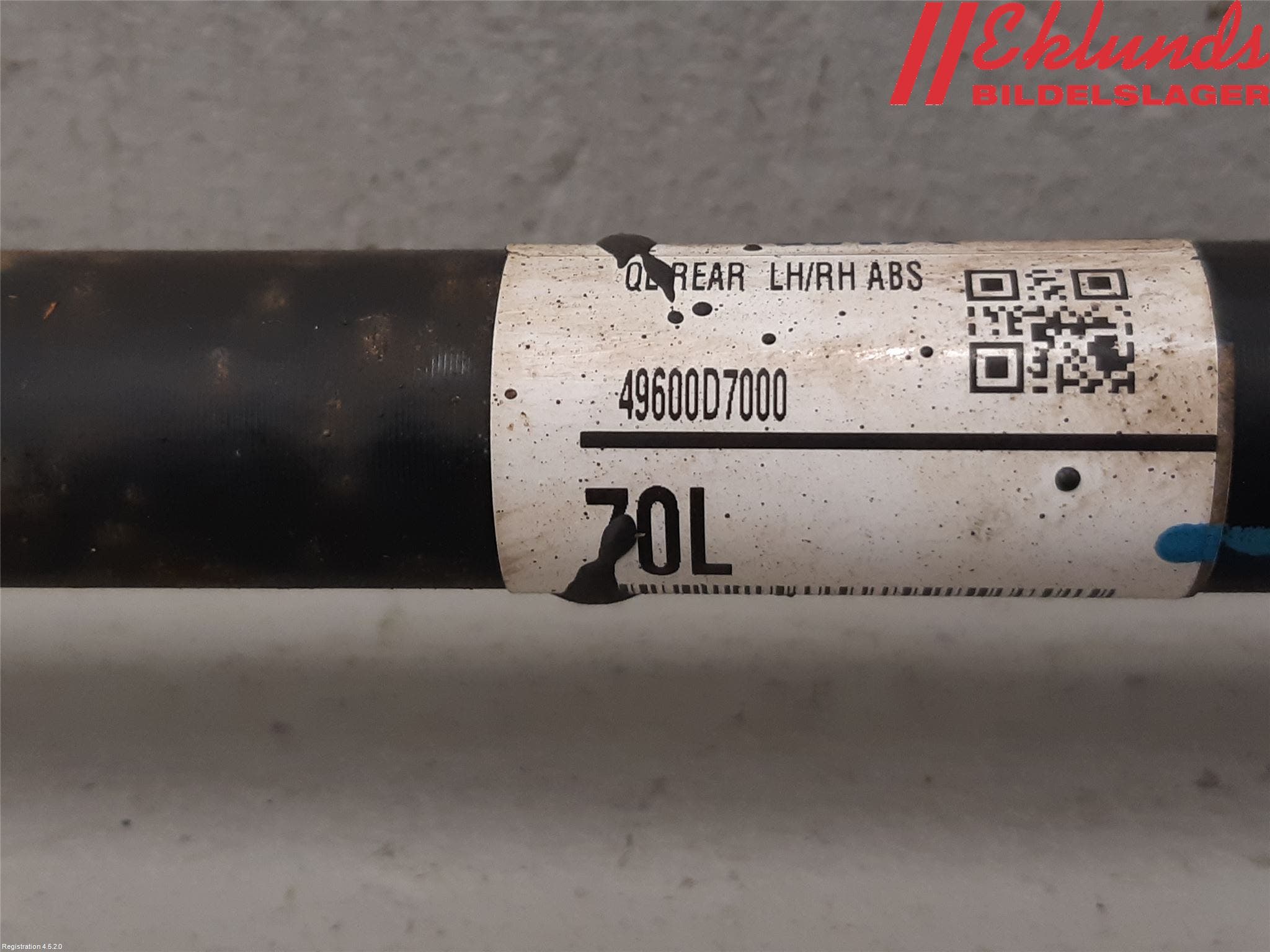 Hyundai TUCSON 05- Drivaxel Bak Höger