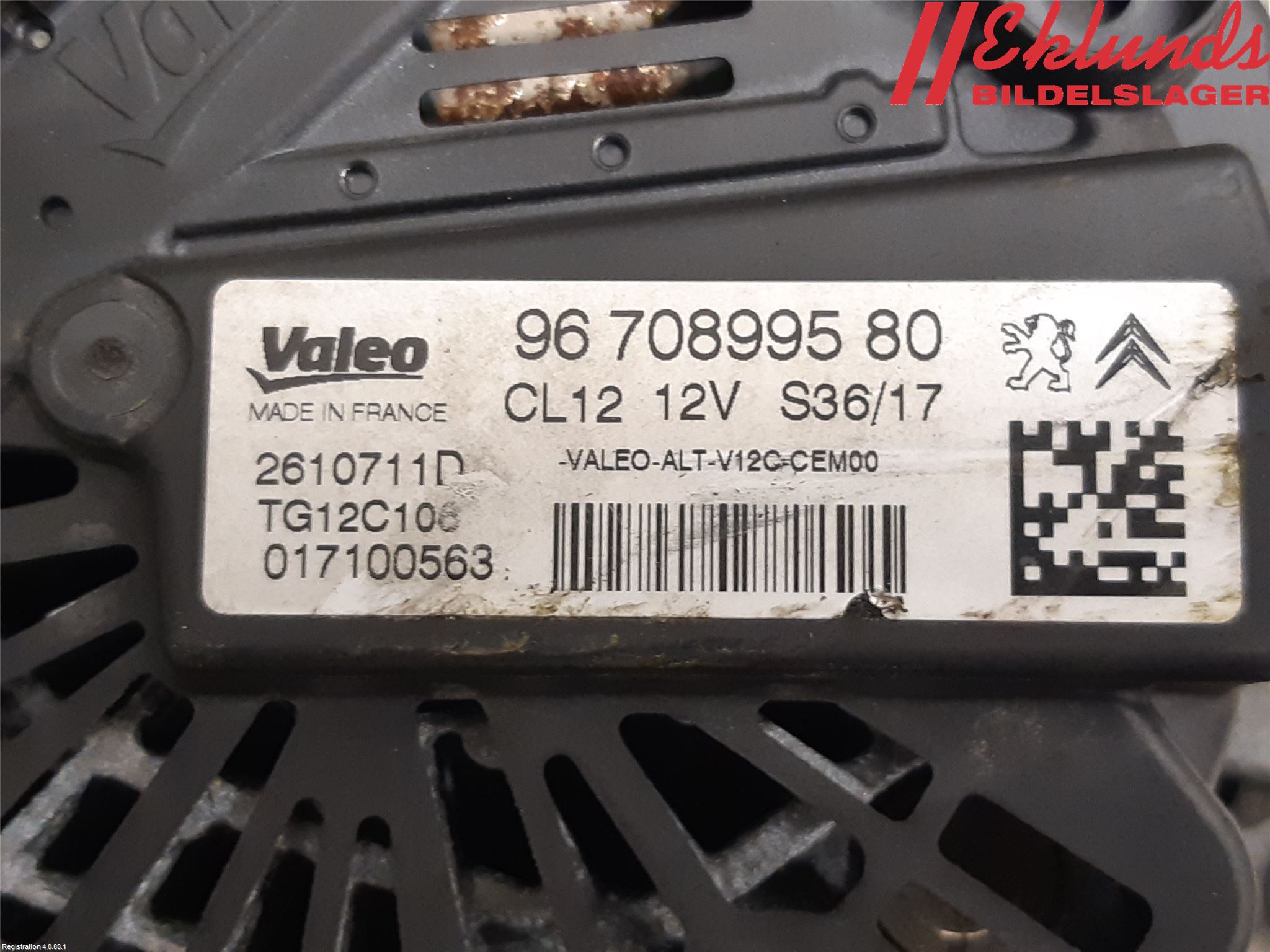 Opel CROSSLAND X 18- Generator