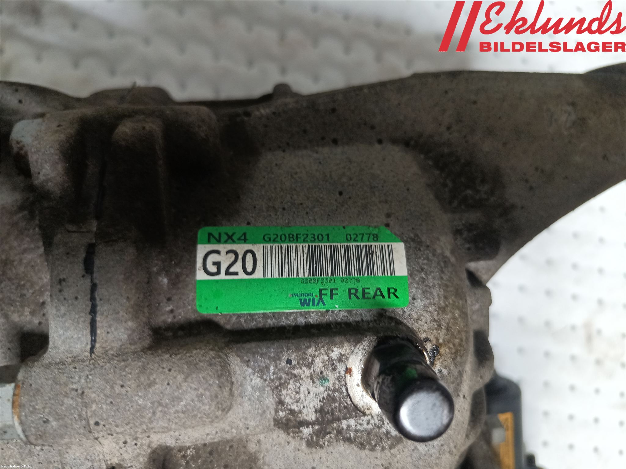 Hyundai TUCSON 05- Bakväxel-Diff
