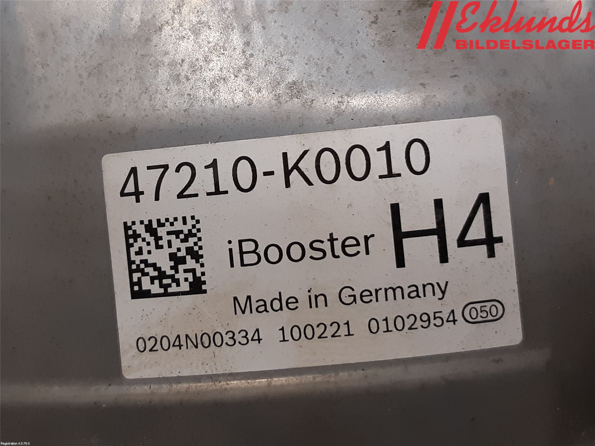 Toyota YARIS XP21 20- Bromsservo