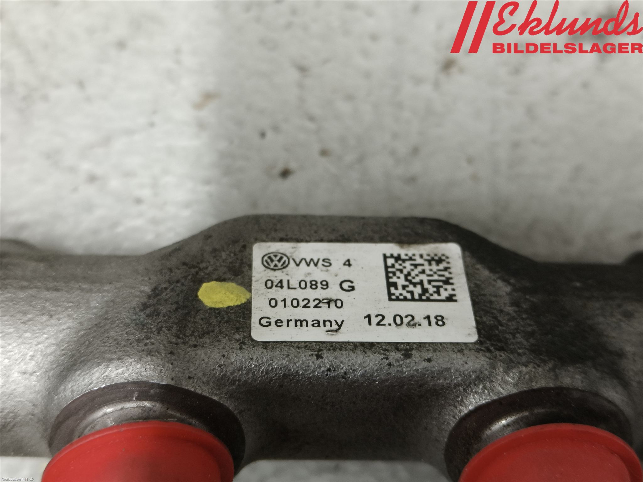 Volkswagen VW PASSAT 15-19 Inj. Fuelrail
