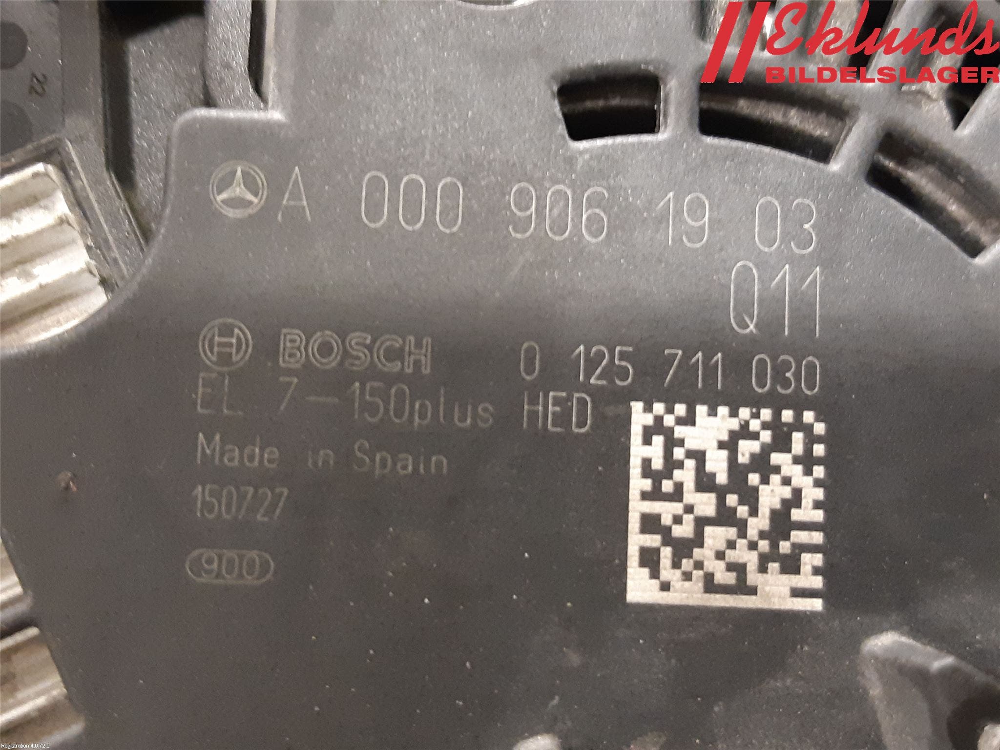 Mercedes-Benz MB A-KLASS (W176) 13-18 Generator