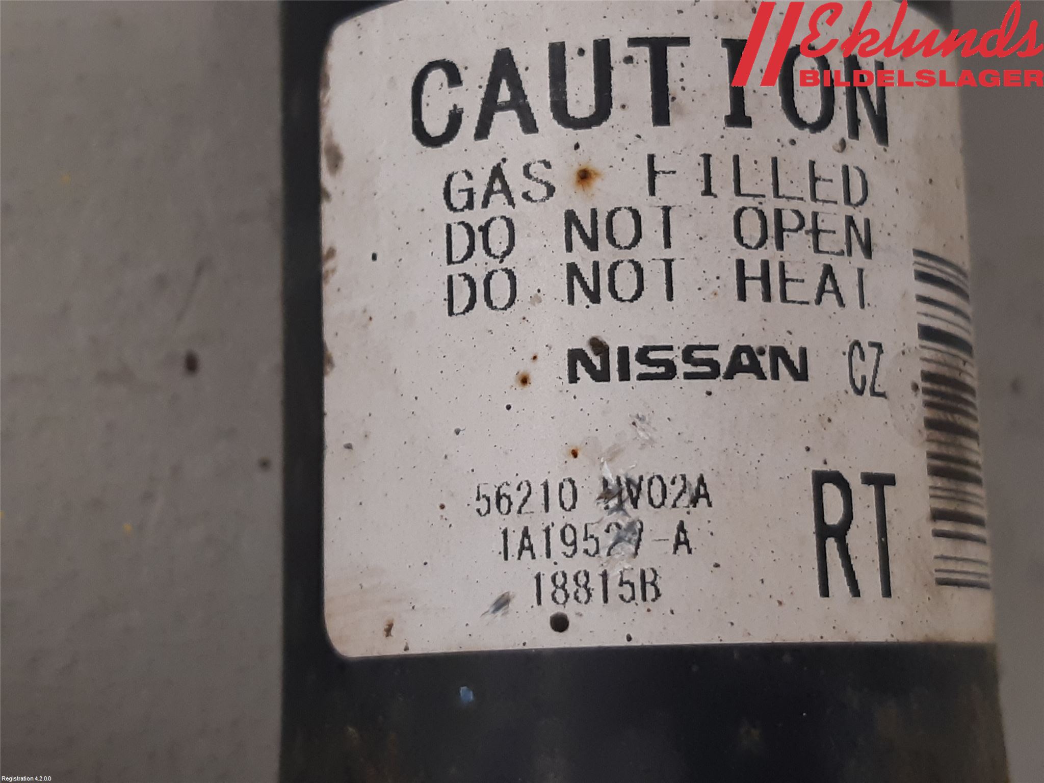 Nissan QASHQAI 17-21 Stötdämpare Bak