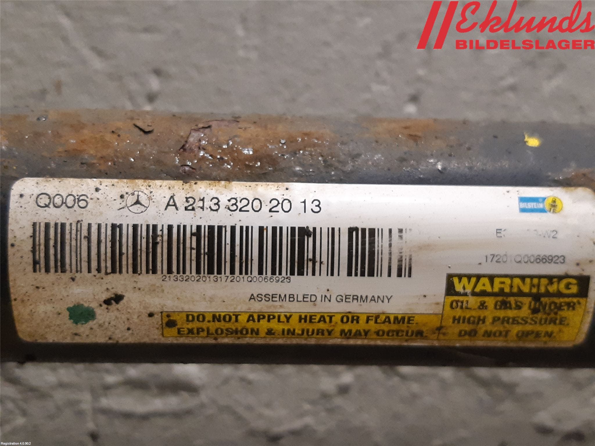 Mercedes-Benz MB E-KLASS (W213) 16-23 Fjäderben Fram Vänster