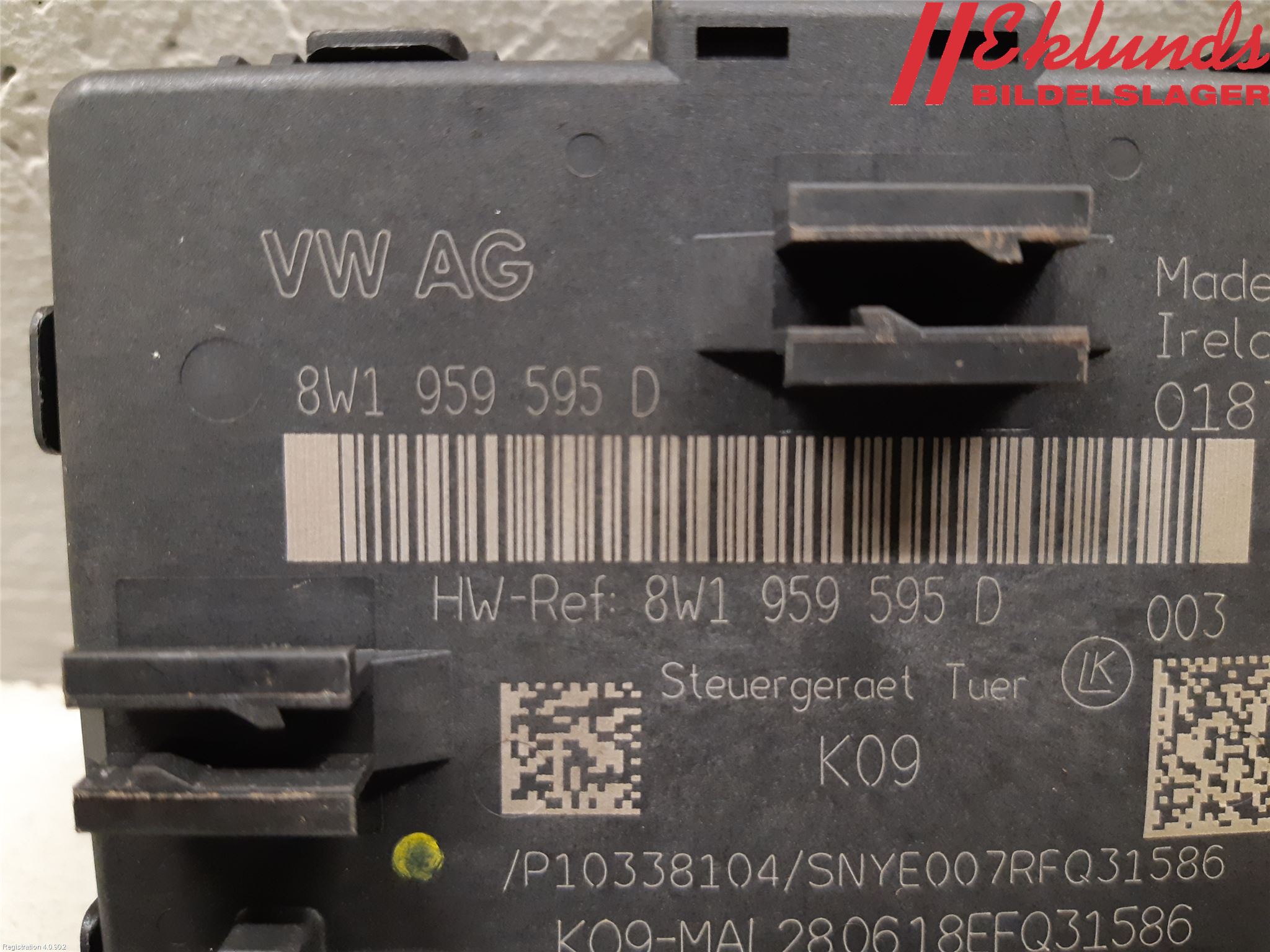 Volkswagen VW PASSAT 15-19 Styrenhet Dörr