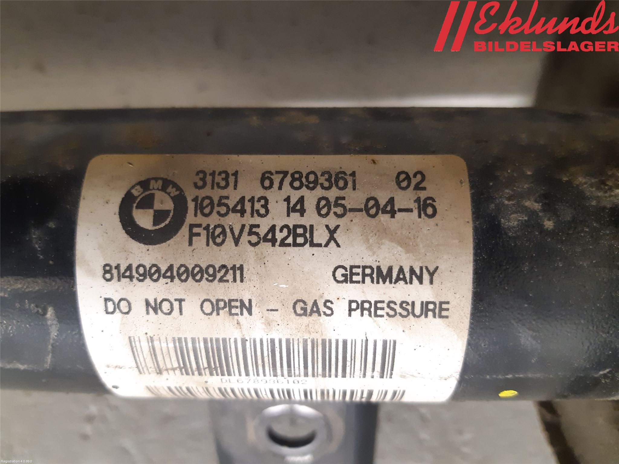 BMW 5 F10/F11/F18 09-17 Fjäderben Fram Vänster