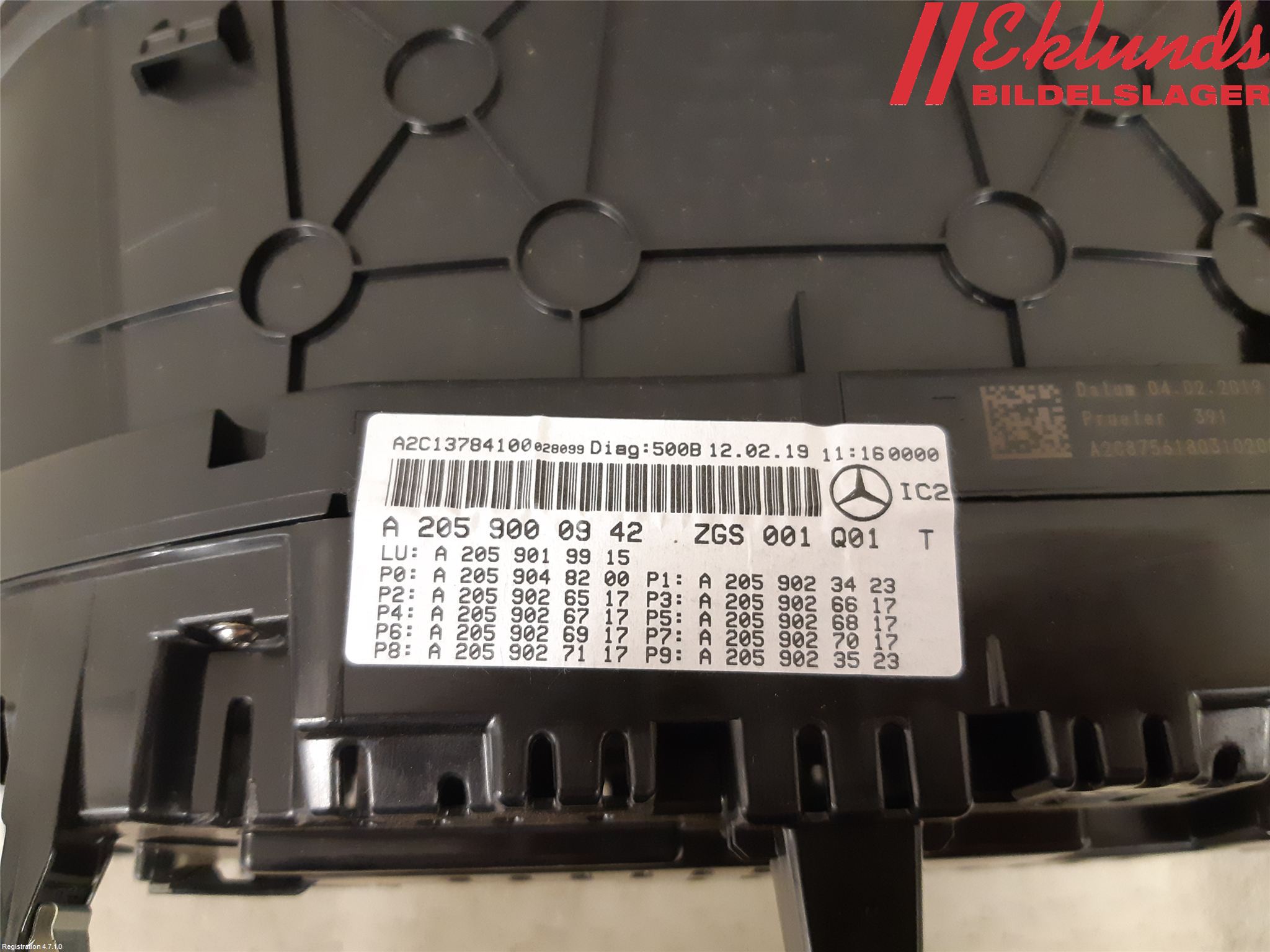 Mercedes-Benz MB C-KLASS (W205) 14-21 Instrument Komb