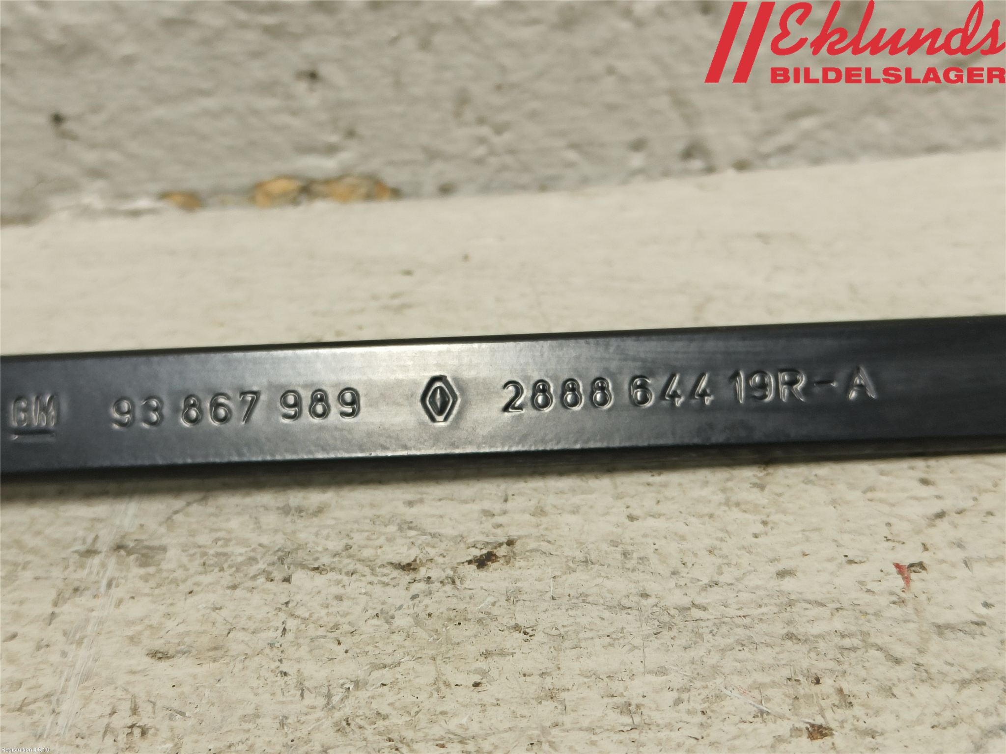 Renault TRAFIC/E-TECH 15- Torkararm Armar Vindruta