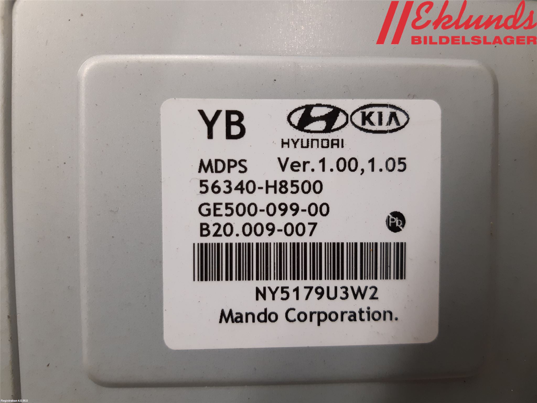 Kia STONIC 18->> Rattaxelagg Med Inb Servo