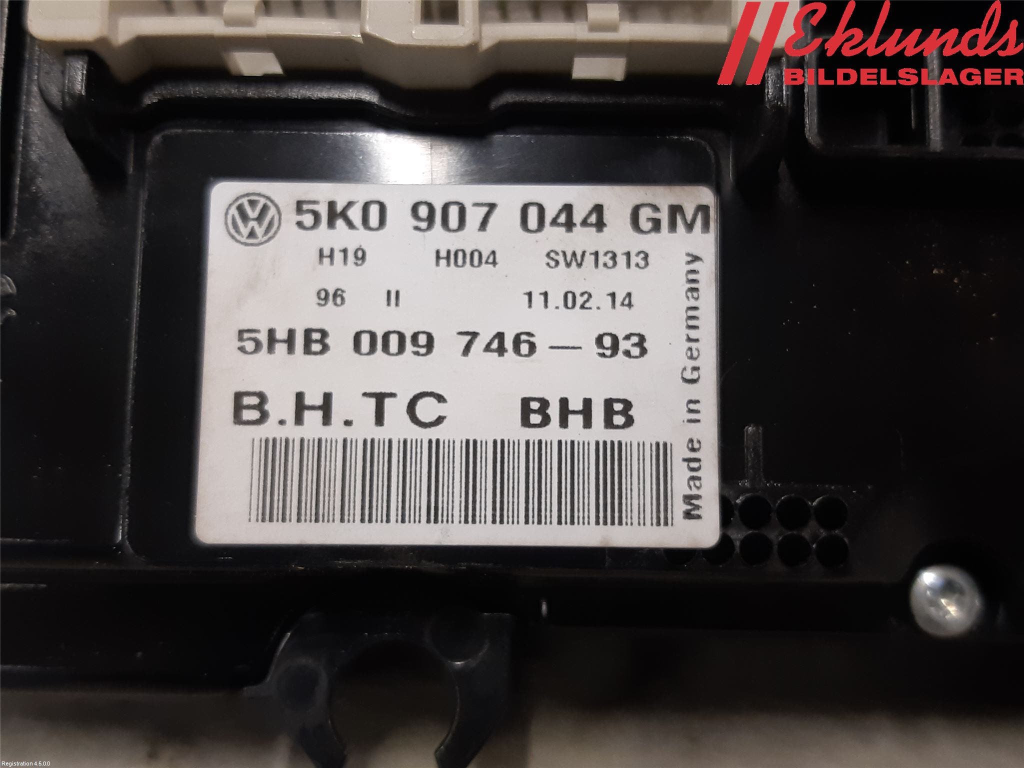 Volkswagen VW CADDY 11-15 Ac Styrenhet Ac Manöveren