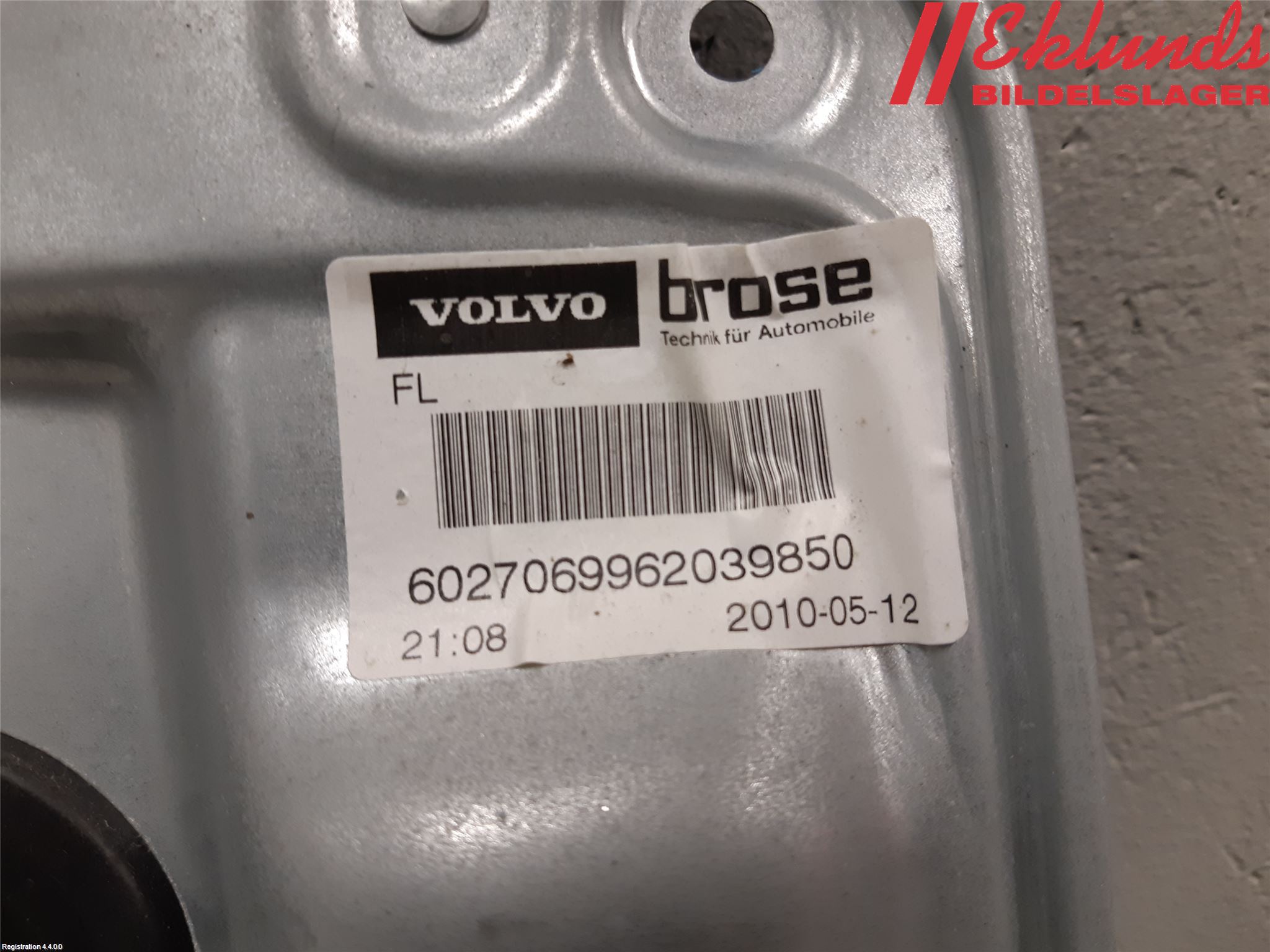 Volvo XC70 08-13 Fönsterhiss El Kompl