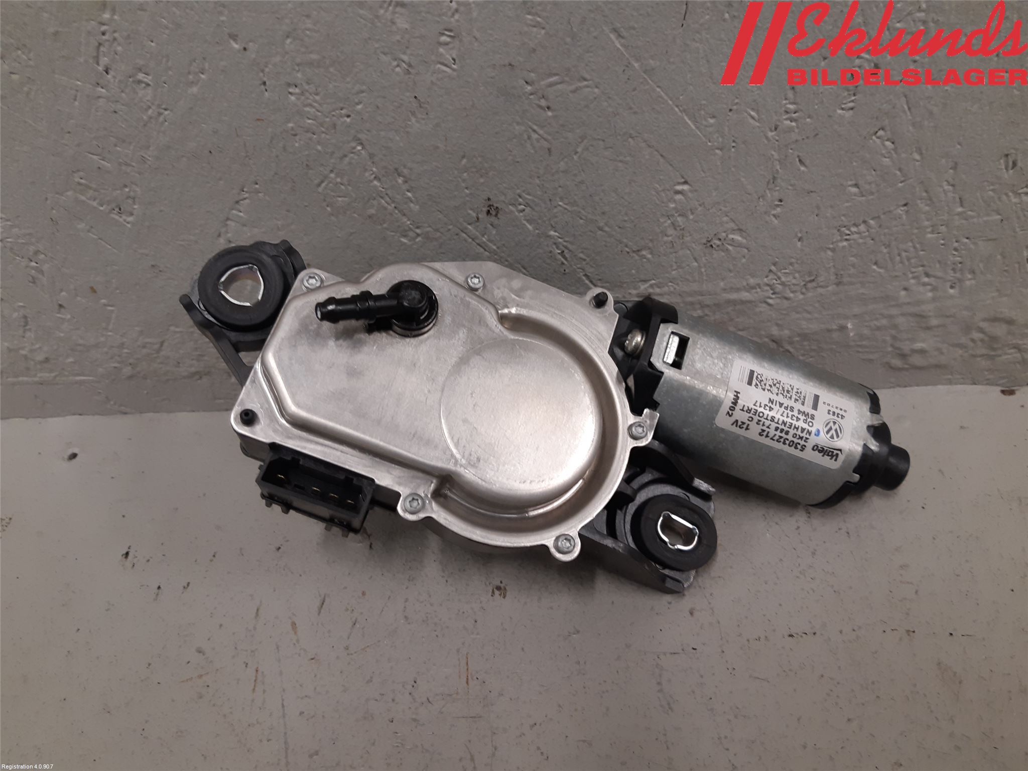 Volkswagen VW CADDY 11-15 Torkarmotor Baklucka