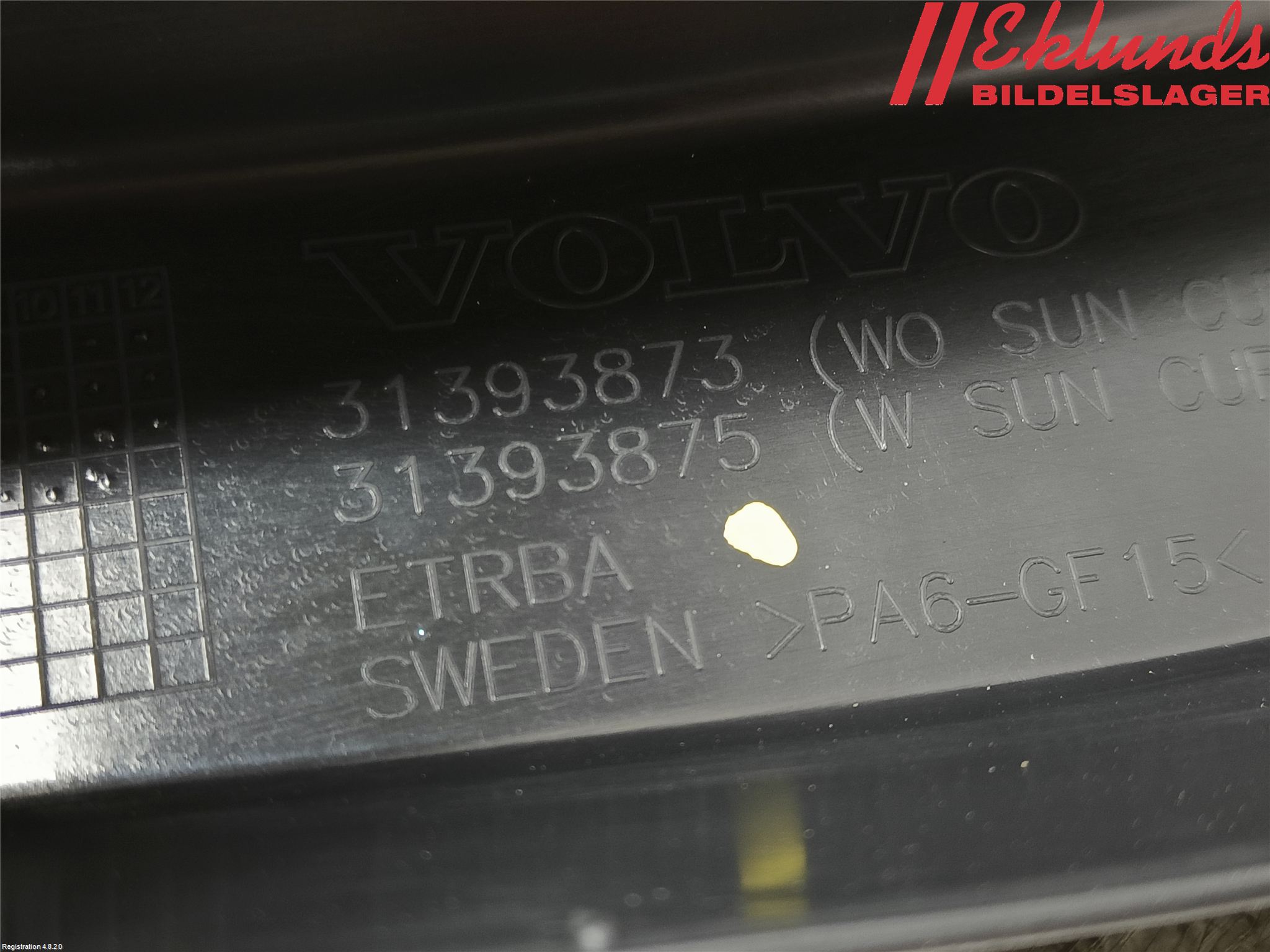 Volvo XC90/RECHARGE 16- Dörr Dekorlist Bak Hö