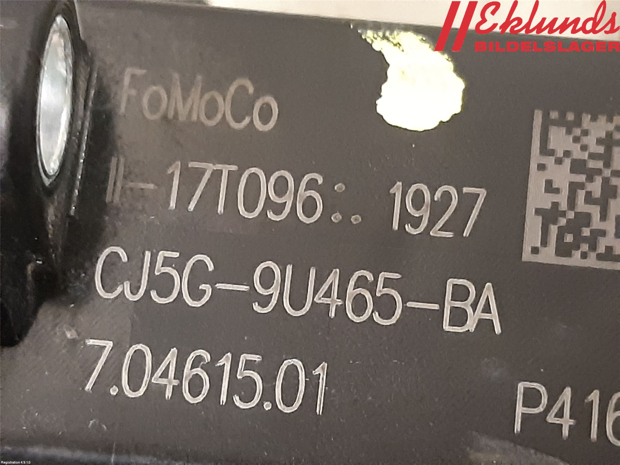 Ford KUGA 17-19 Magnetventil Laddtryck