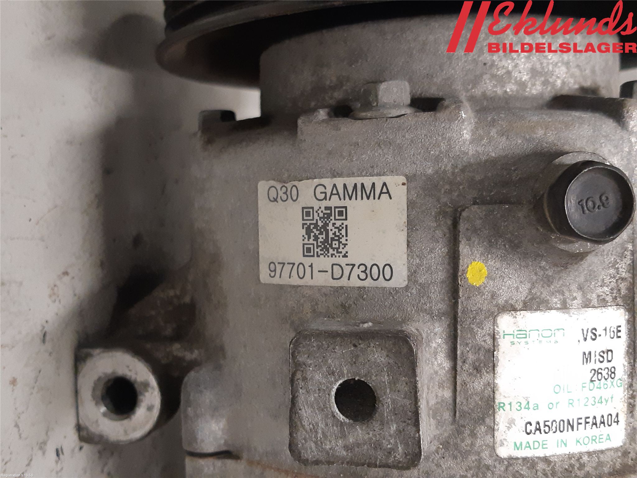 Kia SPORTAGE (QL) 16-21 Ac Kompressor