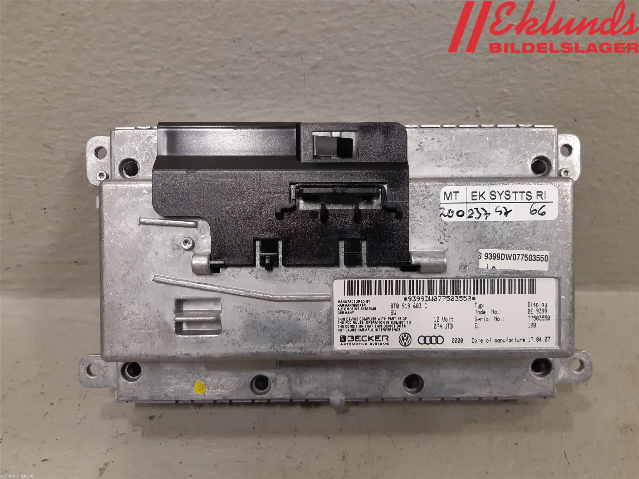 Audi A5 07-16 Bildskärm