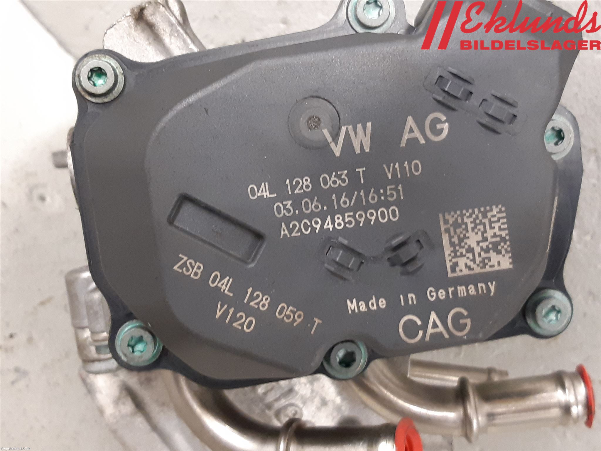 Audi A4/S4 B9 16-19 Injspjällhus