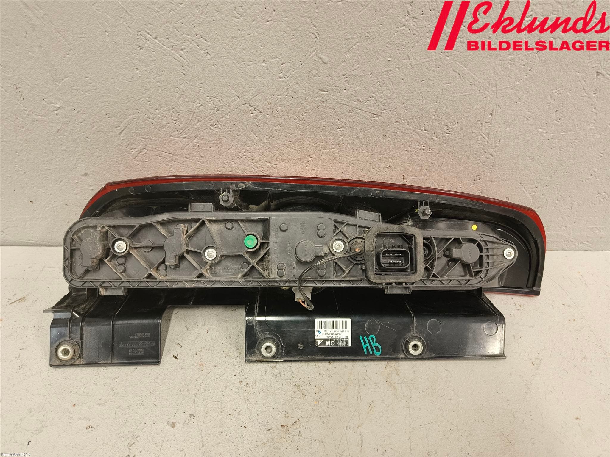 Opel COMBO D 12-18 Bakljus Höger