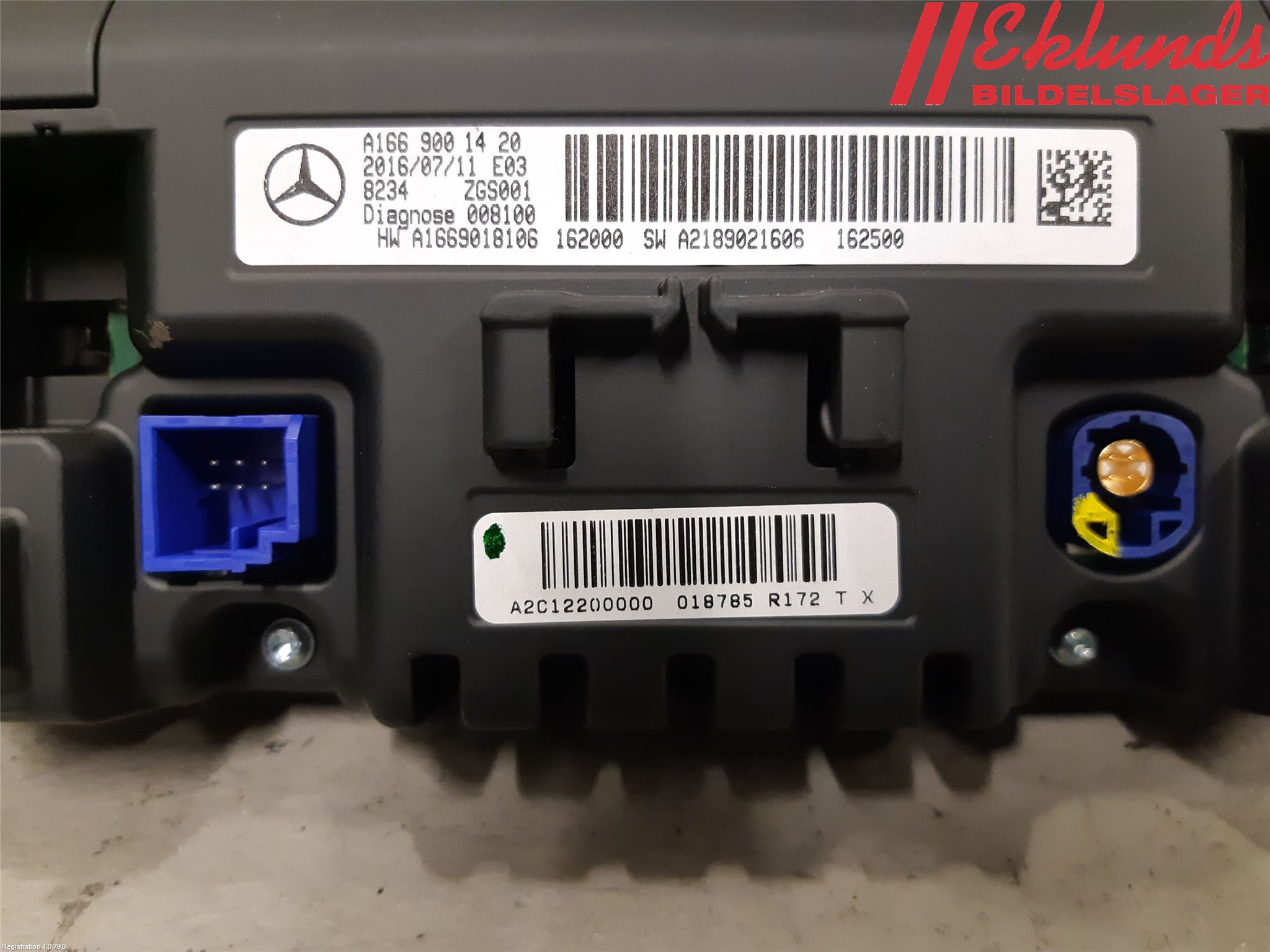 Mercedes-Benz MB CLA-KLASS (C117/X117) 13-19 Cd Radio - Multimediapanel