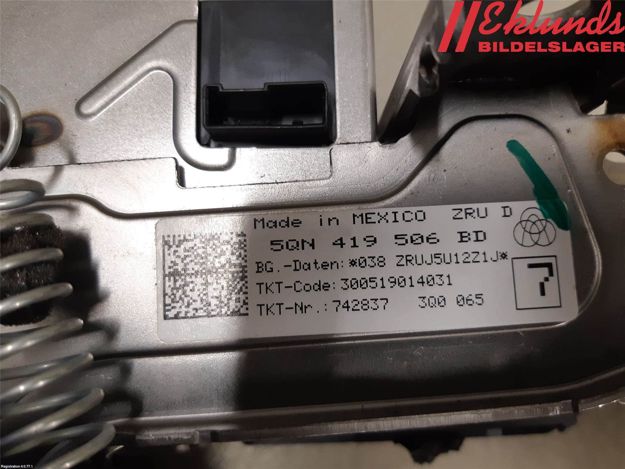 Volkswagen VW TIGUAN 16-24 Rattaxelagg Justerbart