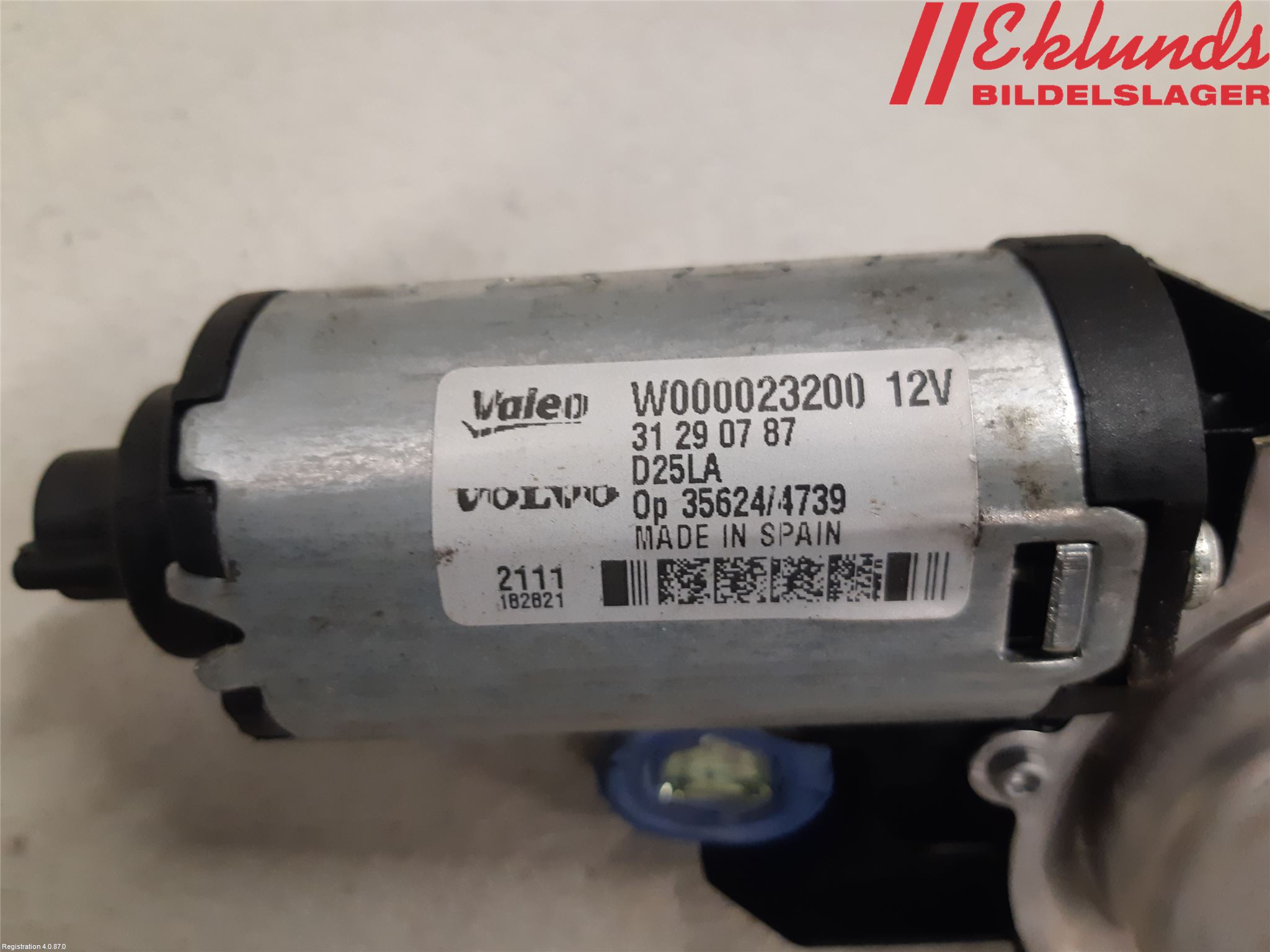 Volvo V70 08-13 Torkarmotor Baklucka