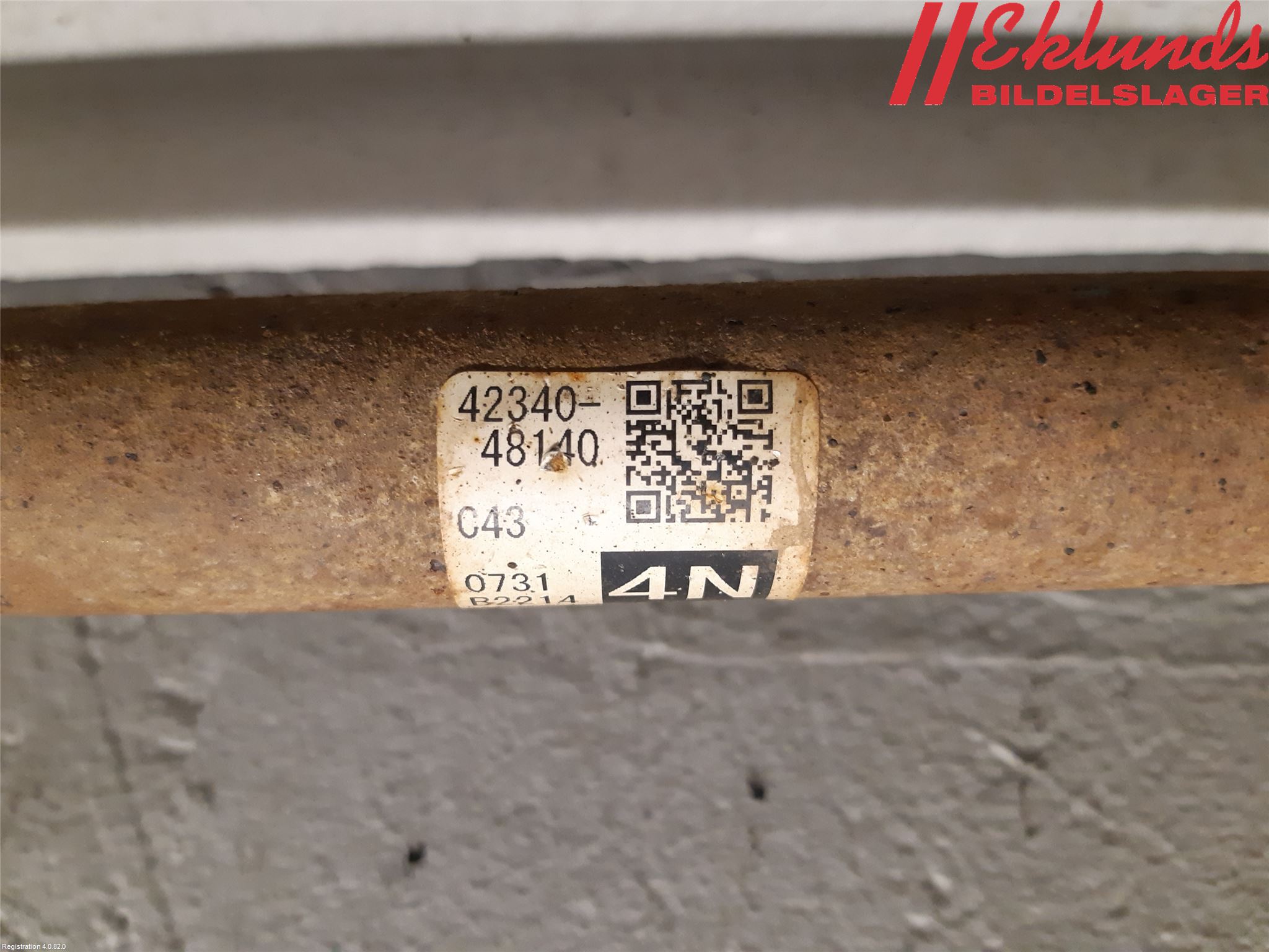 Lexus RX AL20 16-22 Drivaxel Bak Vänster