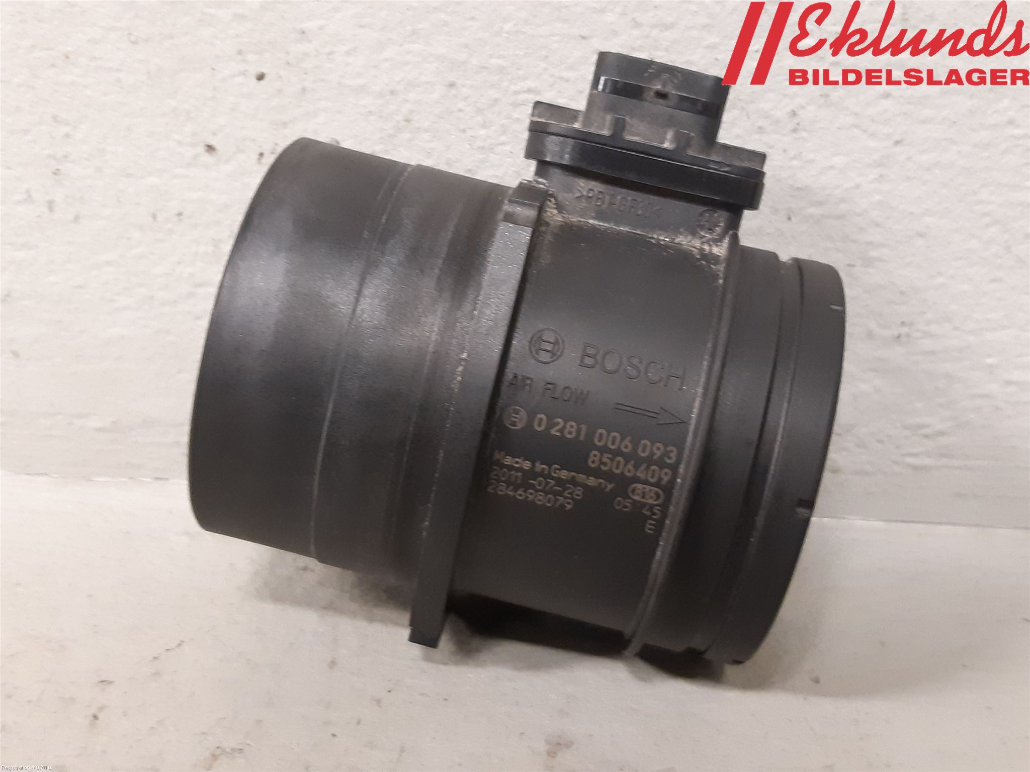 BMW 3 E90/91 SED/TOU 05-12 Injluftmassamätare