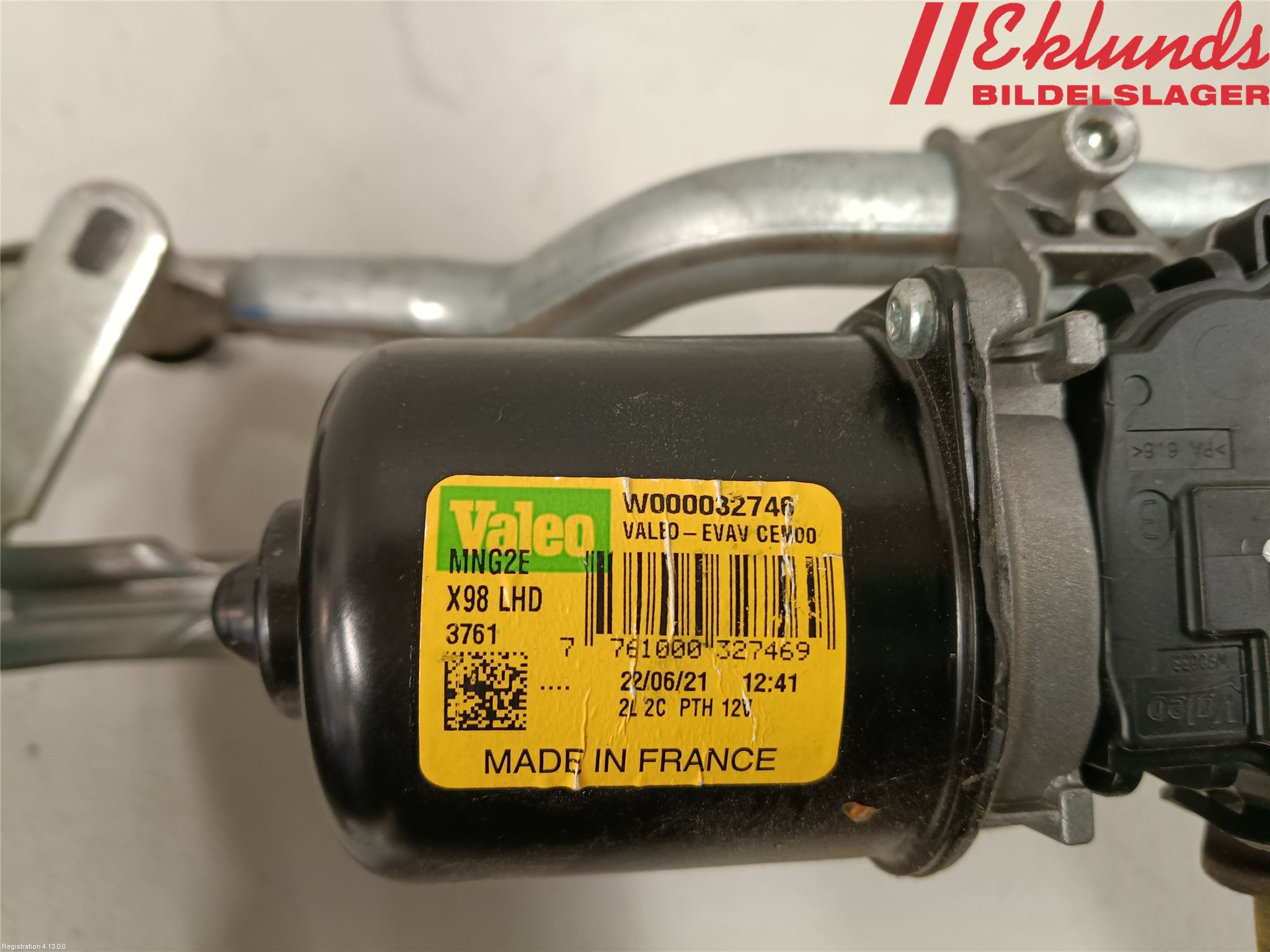 Renault CLIO IV 16-19 Torkarmotor Vindruta