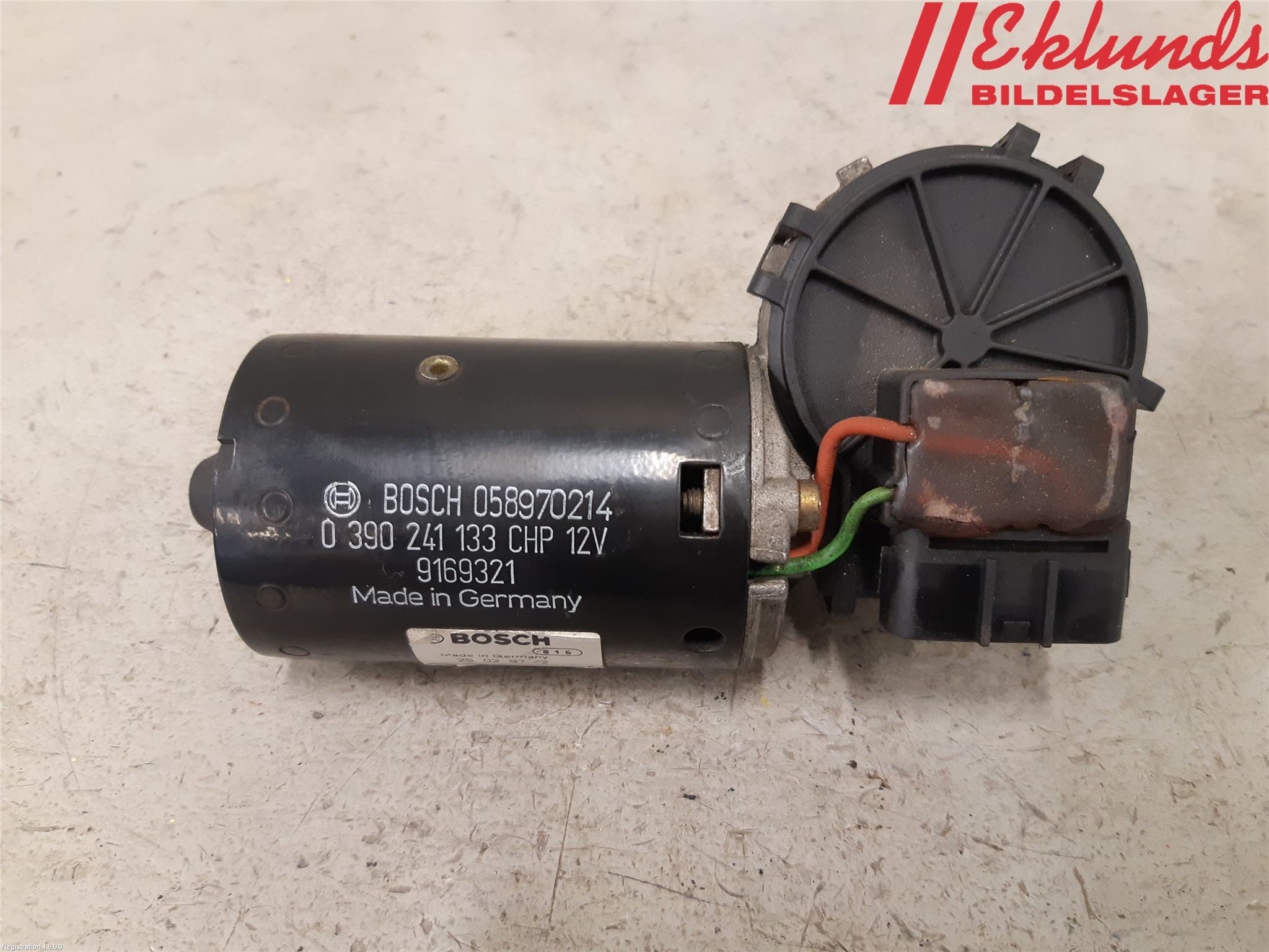 Volvo S70/V70/XC  97-00 Torkarmotor Vindruta