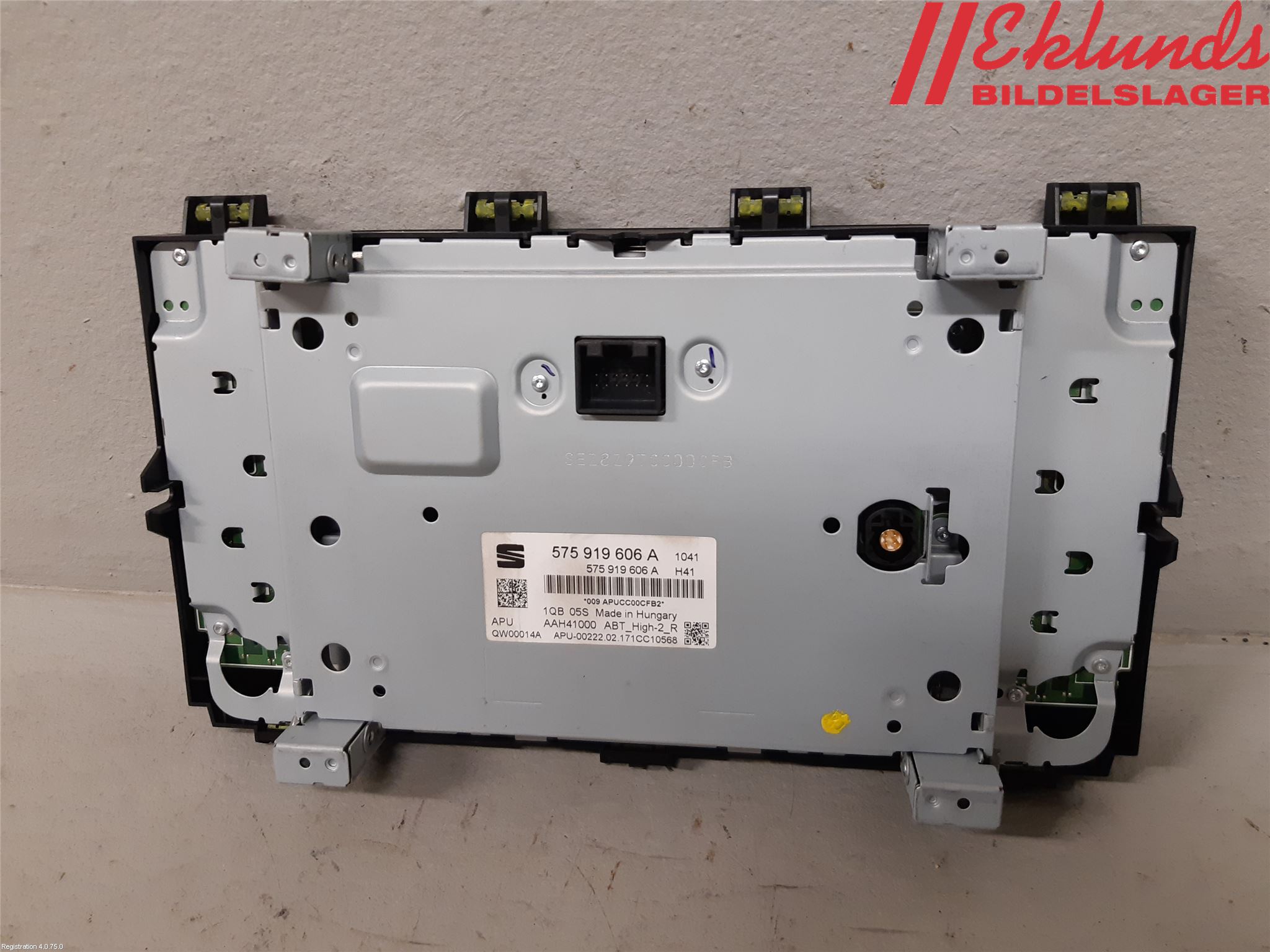 Seat ATECA 16->> Cd Radio - Multimediapanel