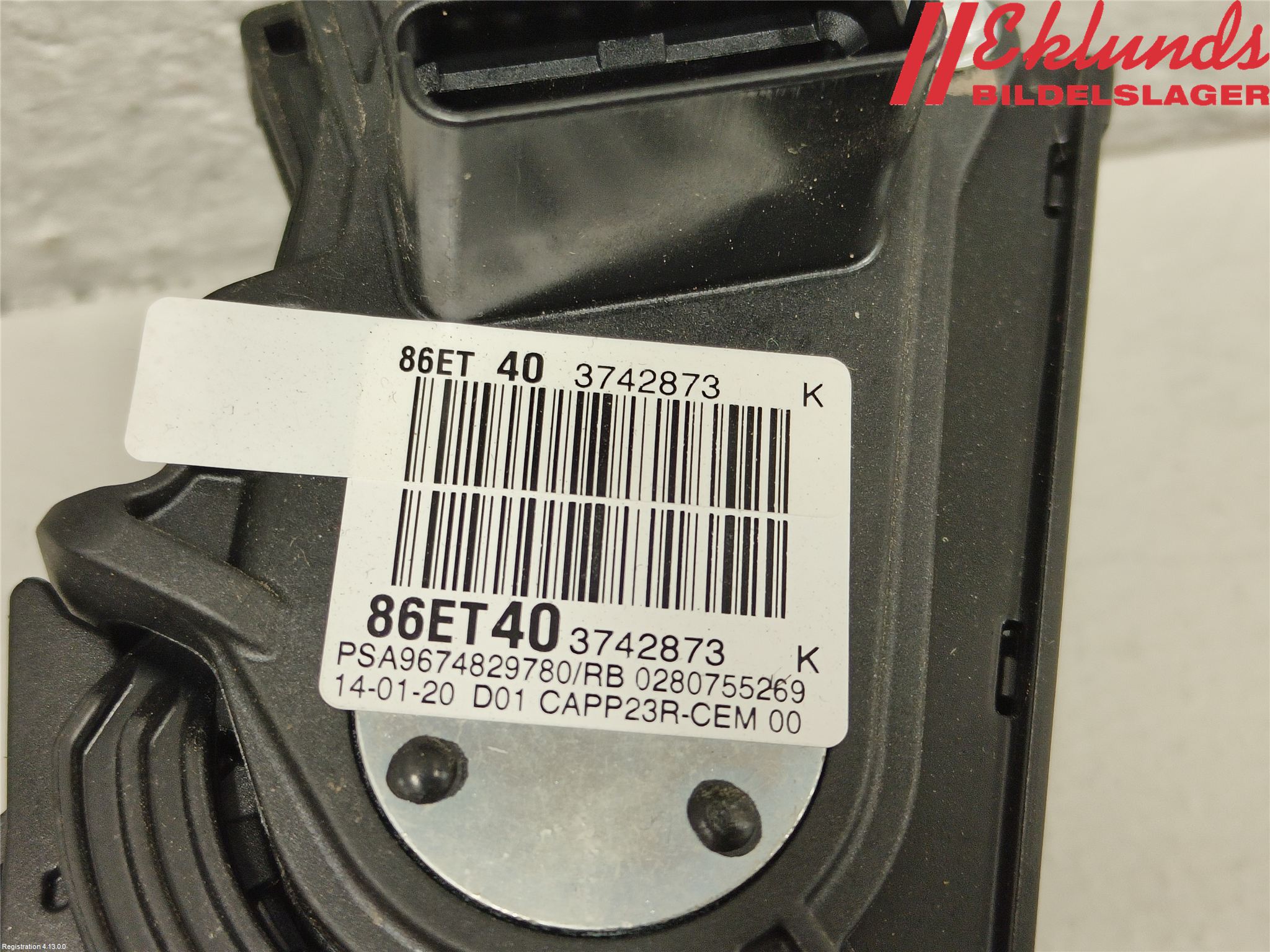 Peugeot EXPERT/E-EXPERT 17- Gaspedal