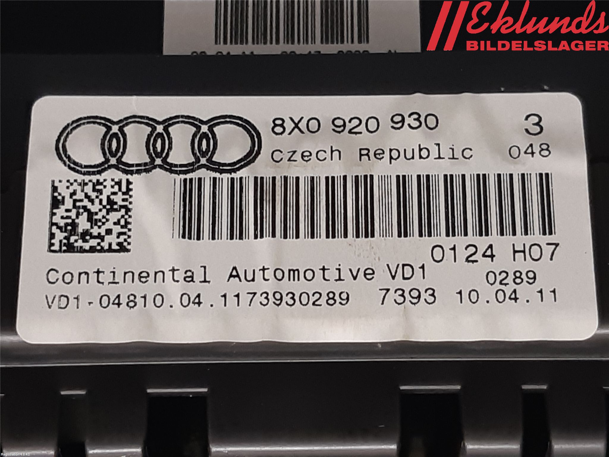 Audi A1/S1 11-18 Instrument Komb