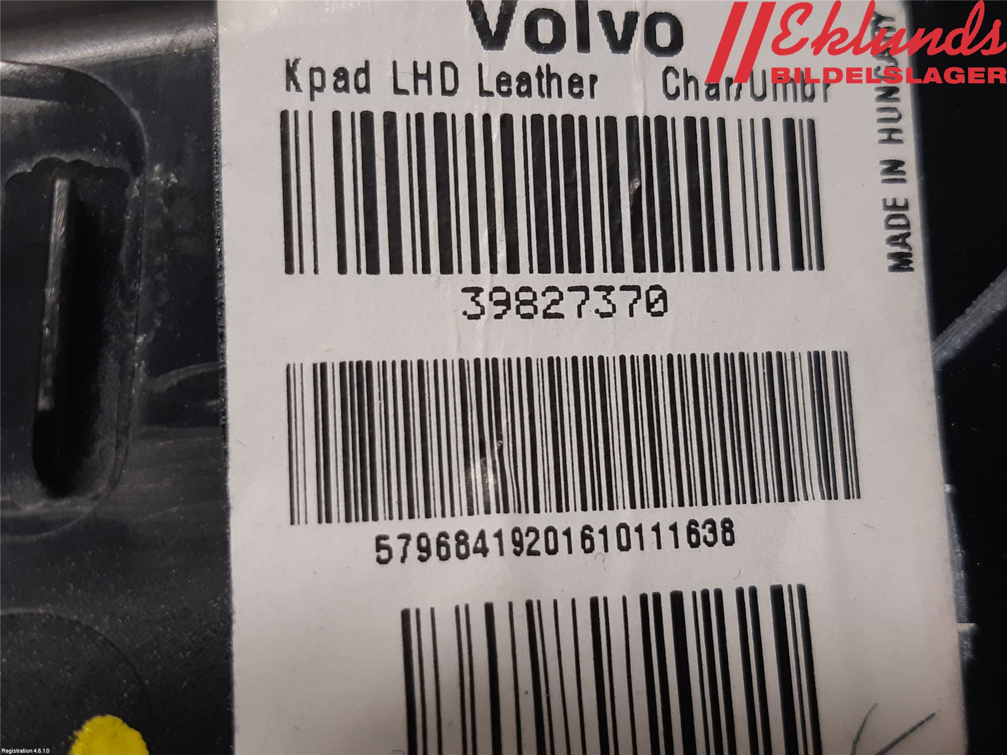 Volvo XC90/RECHARGE 16- Inr Tunnelfack