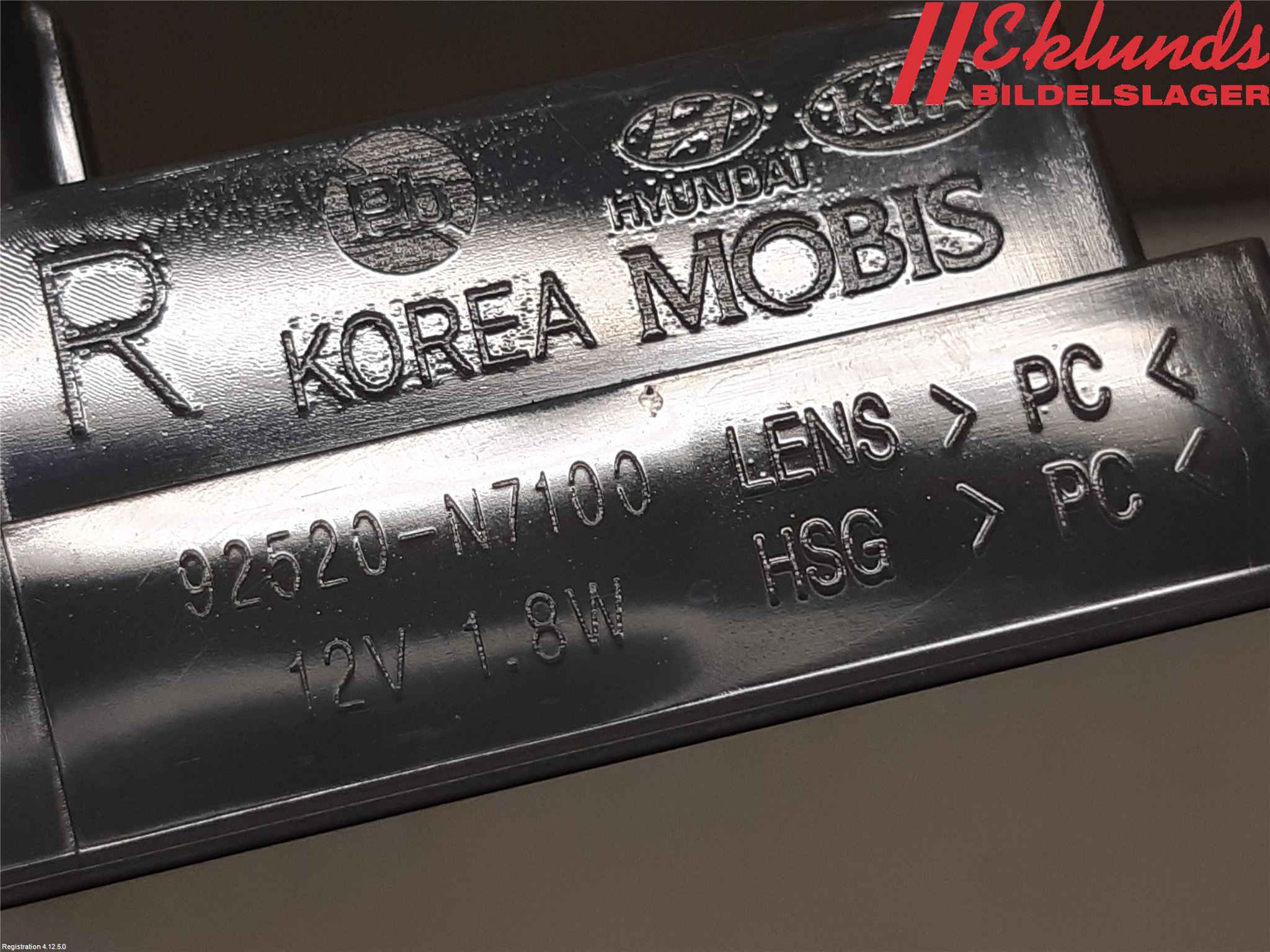 Hyundai TUCSON 05- Skylt Belysning