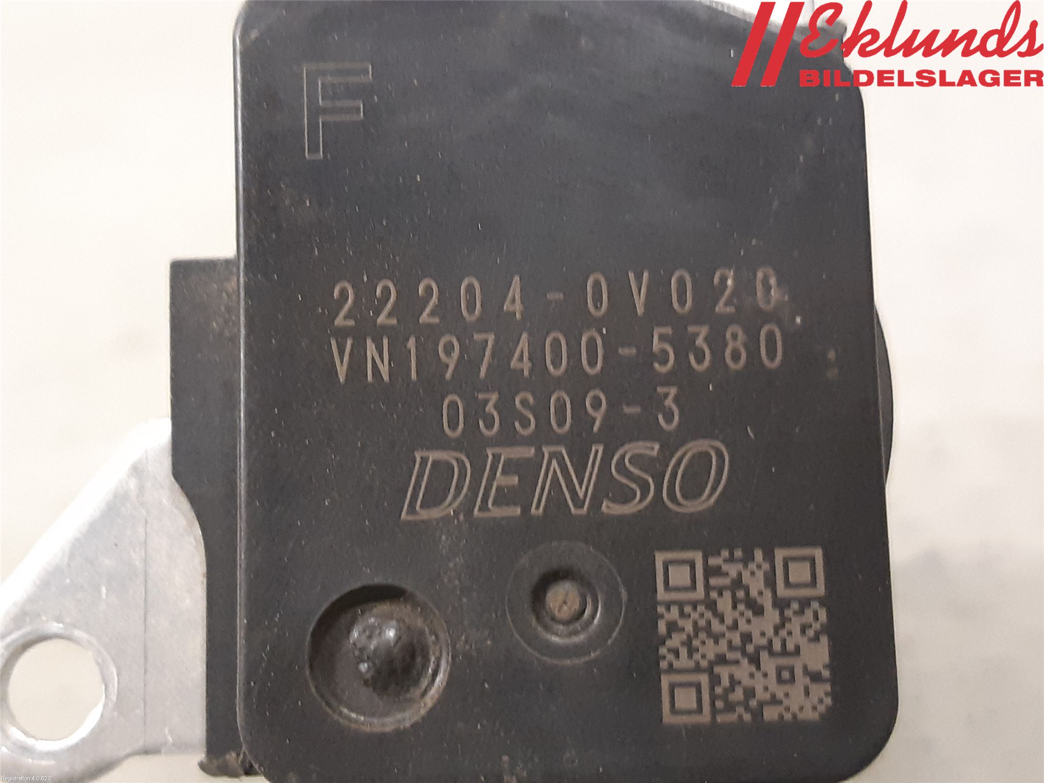 Toyota VERSO 09-18 Injluftmassamätare
