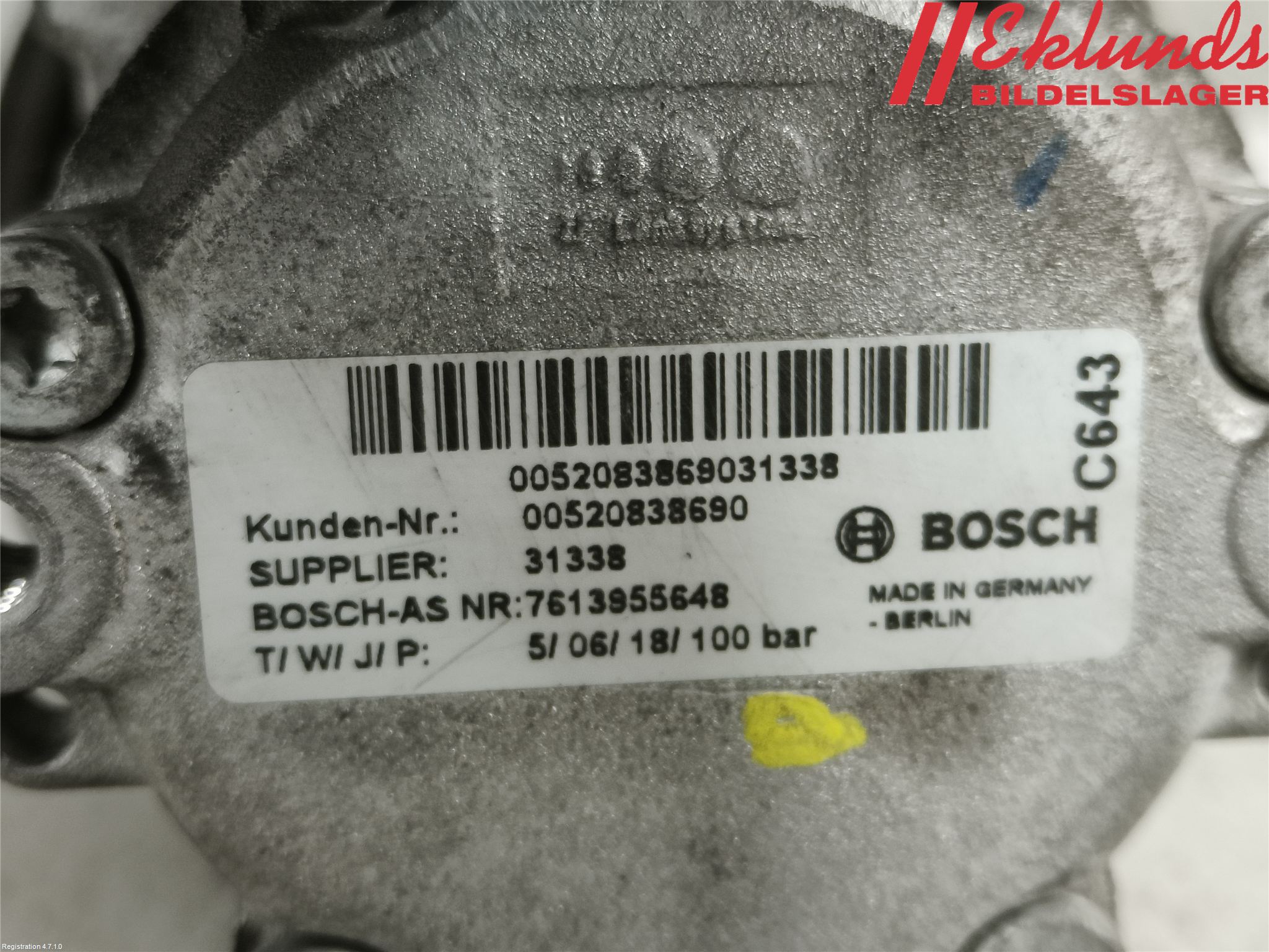 Opel COMBO D 12-18 Styrservopump