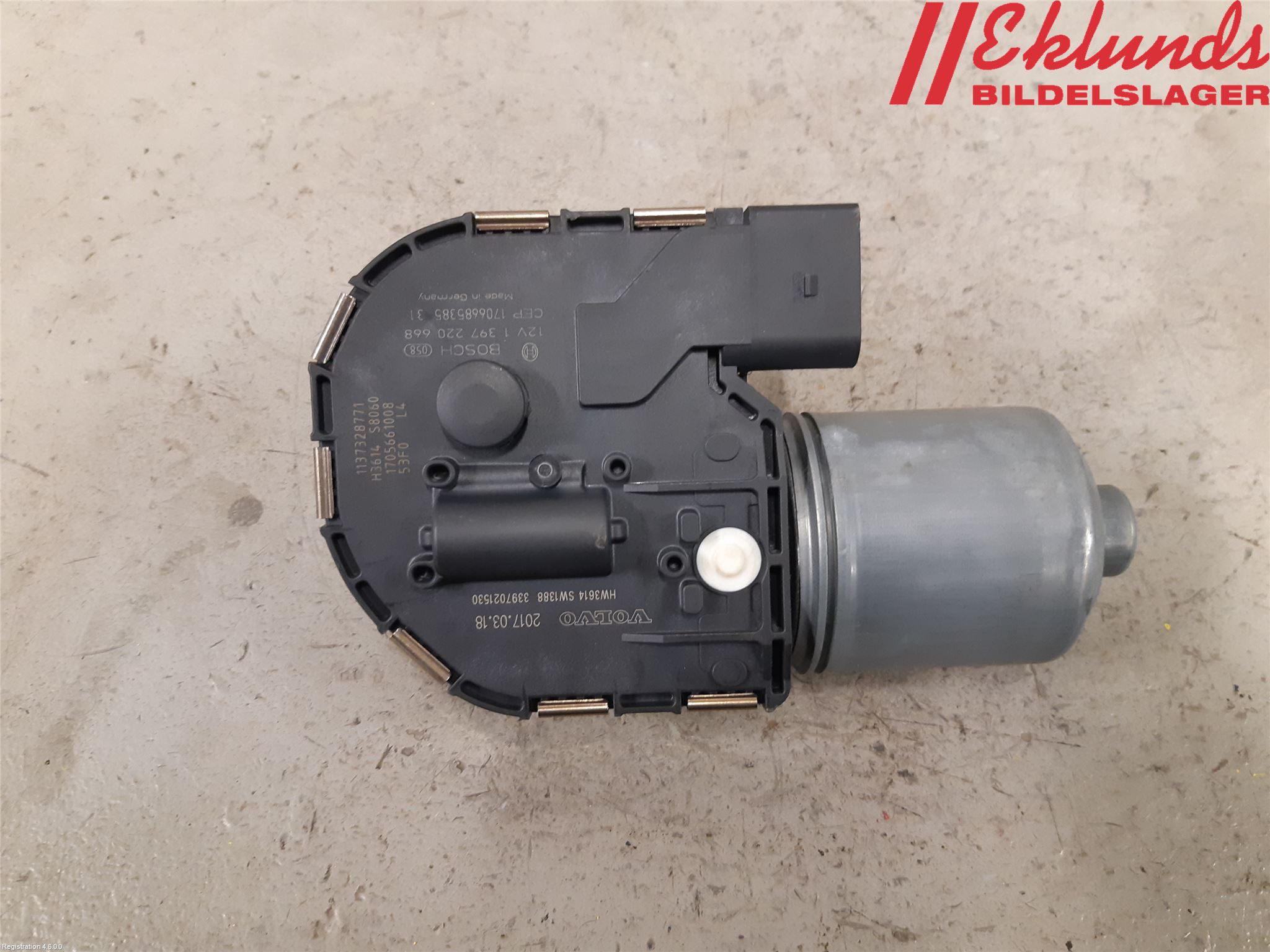 Volvo XC60 14-17 Torkarmotor Vindruta