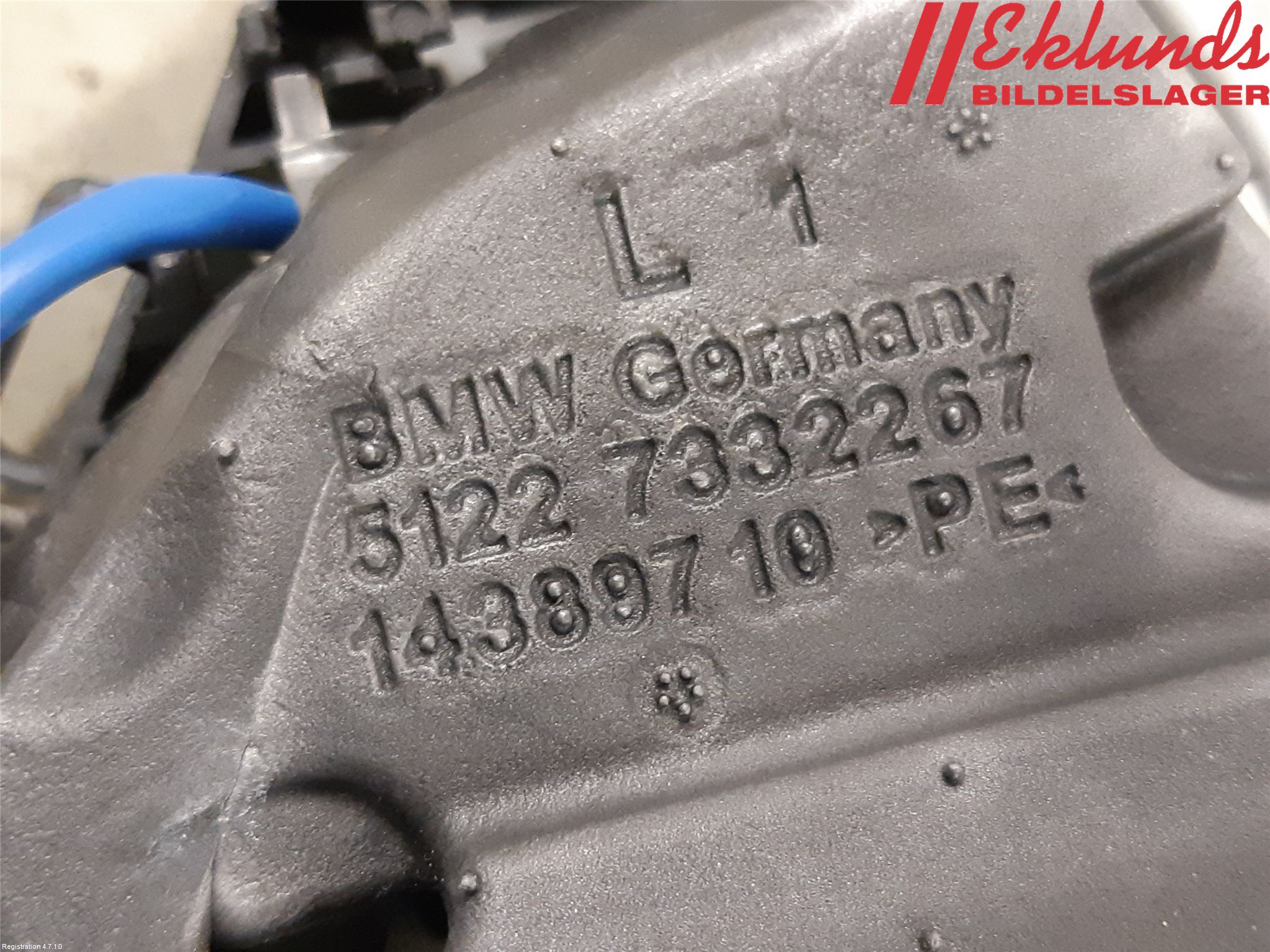 BMW 3 F30/F31/F80 12-19 Dörrhandtag Yttre Vä