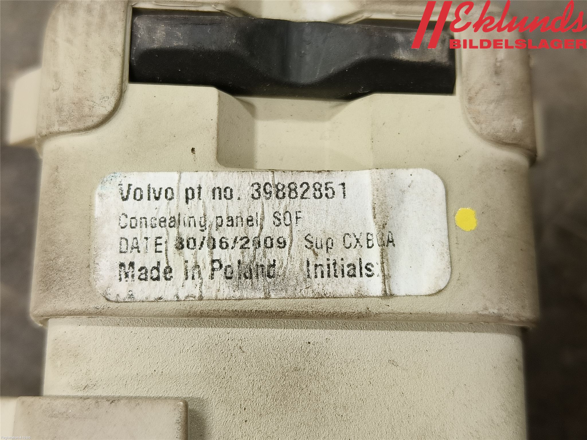 Volvo V70 08-13 Insynskydd