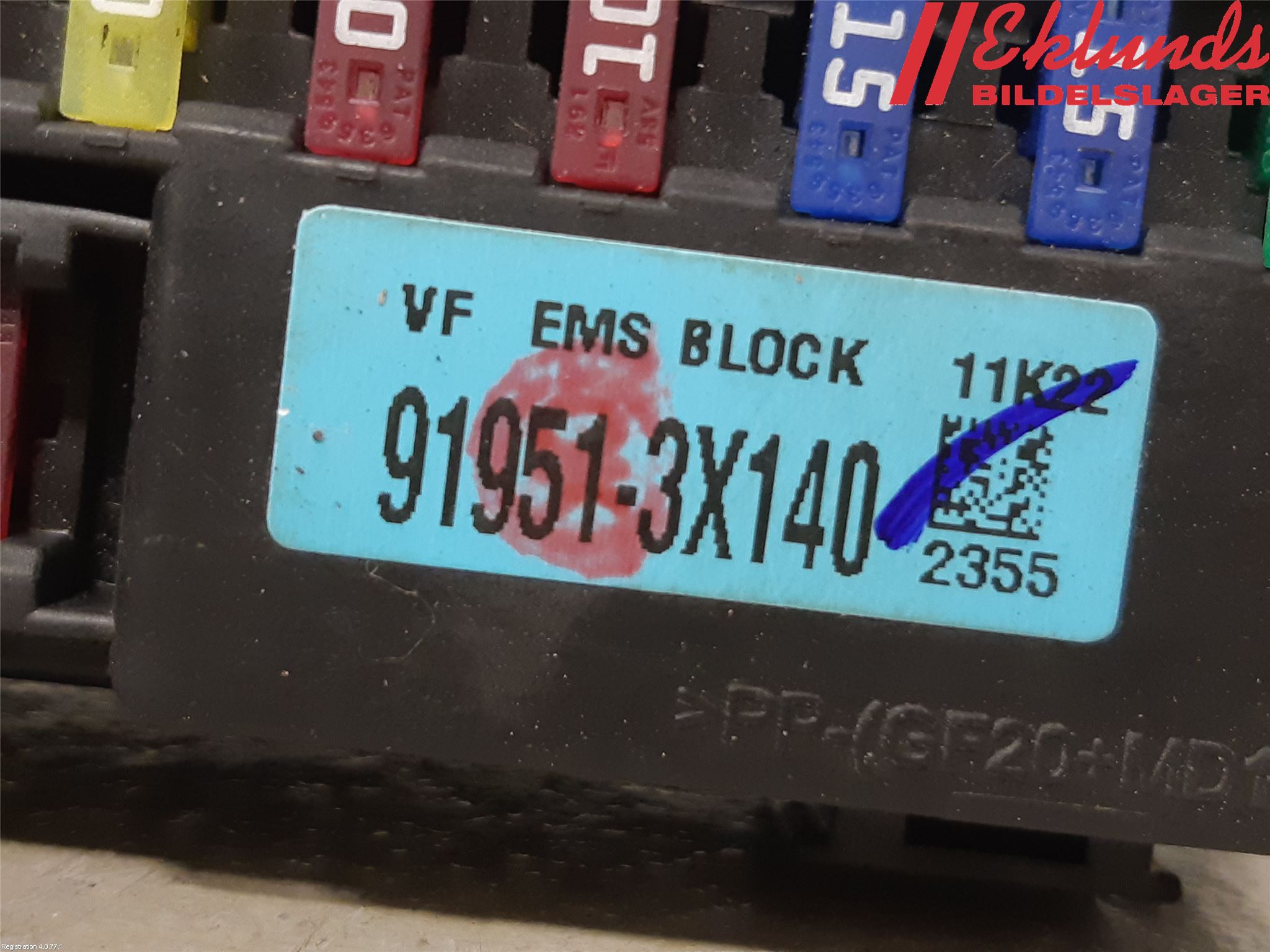 Hyundai i40 08-15 Säkringsdosa-Elcentral