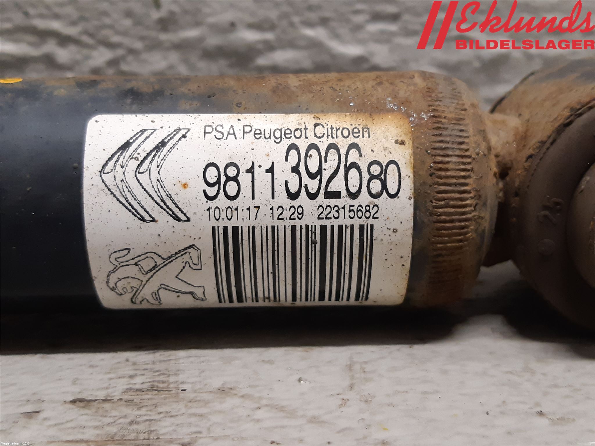 Citroen COTROEN C3 17-24 Stötdämpare Bak