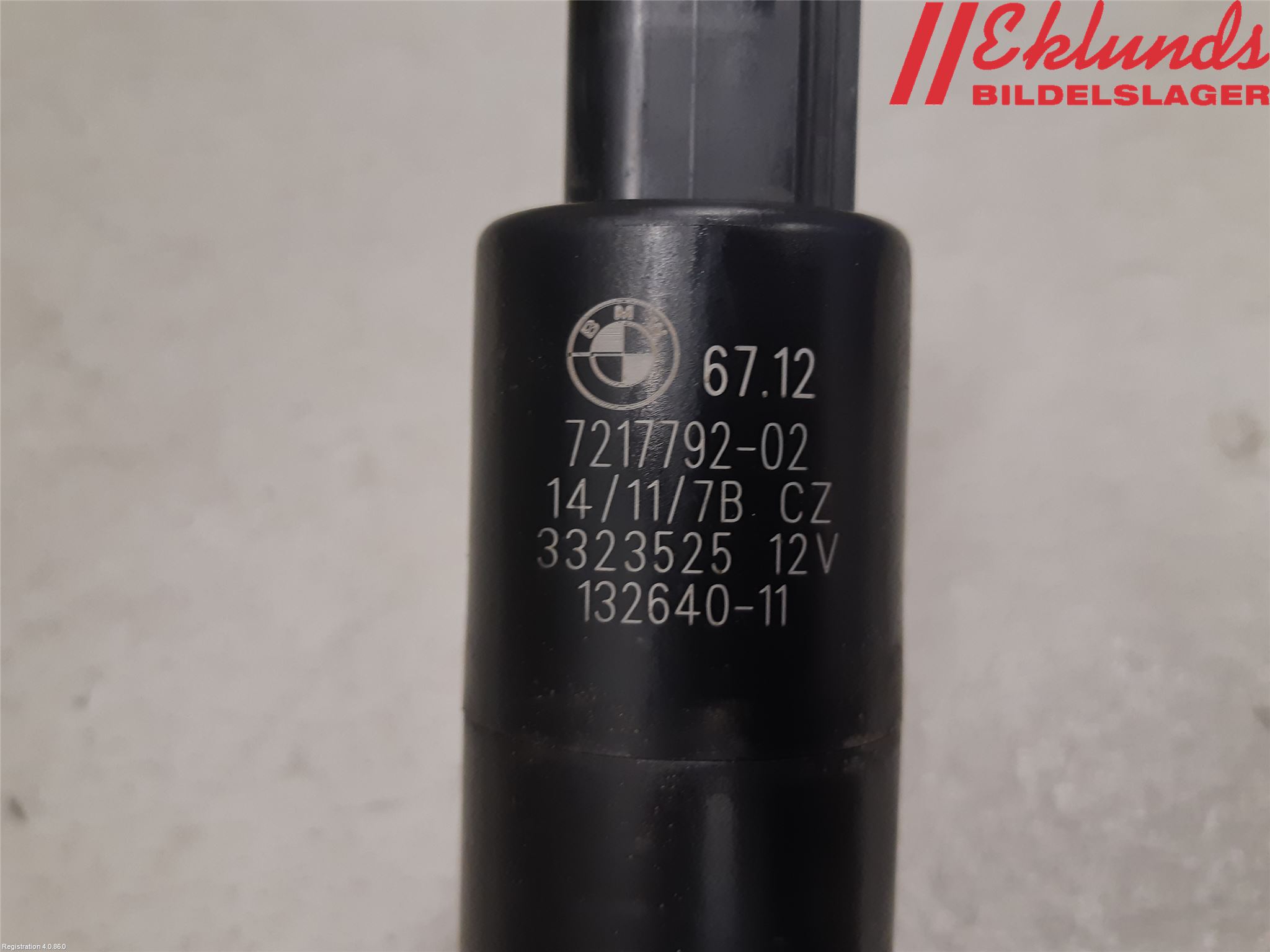 BMW 5 F10/F11/F18 09-17 Spolarpump Högtryck