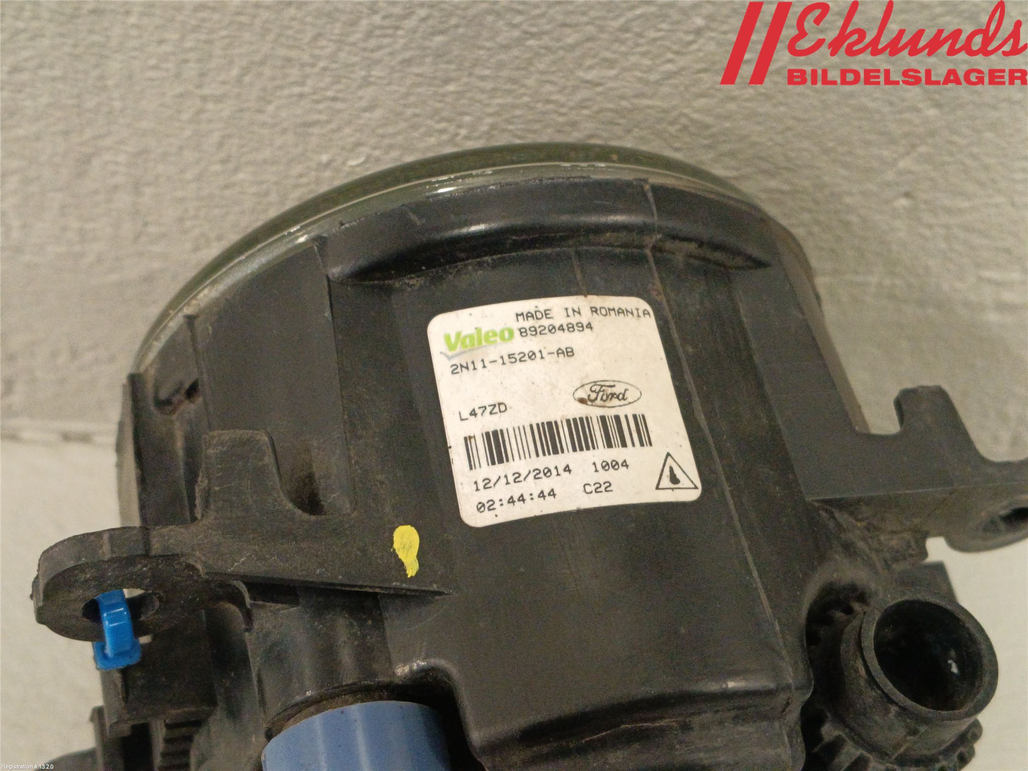 Ford FIESTA 13-17 Dimljus-Varselljus Fram