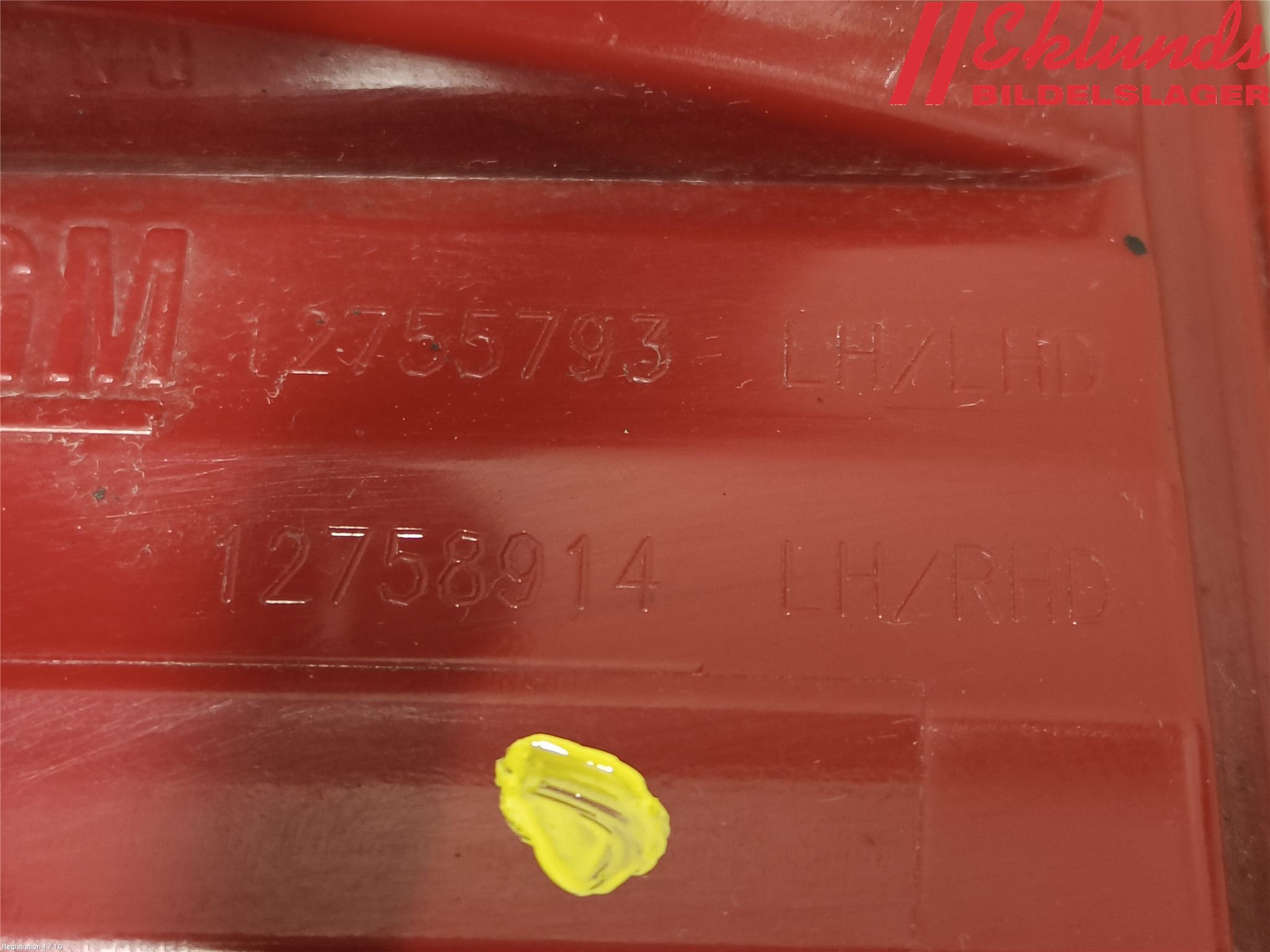 Saab 9-5     06-10 Bakljus Lucka Vä