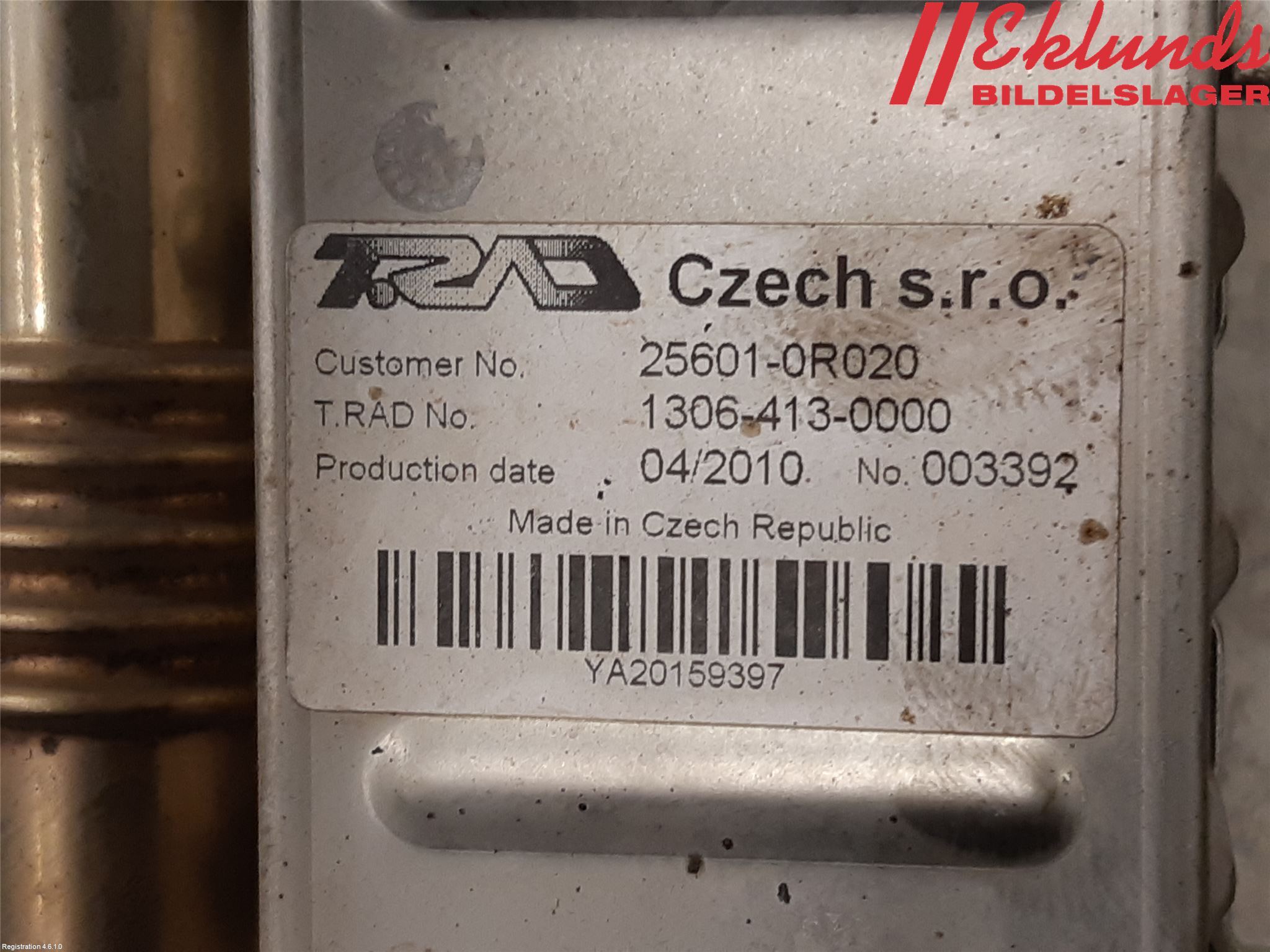 Toyota AVENSIS 09-15 Avgaskylare