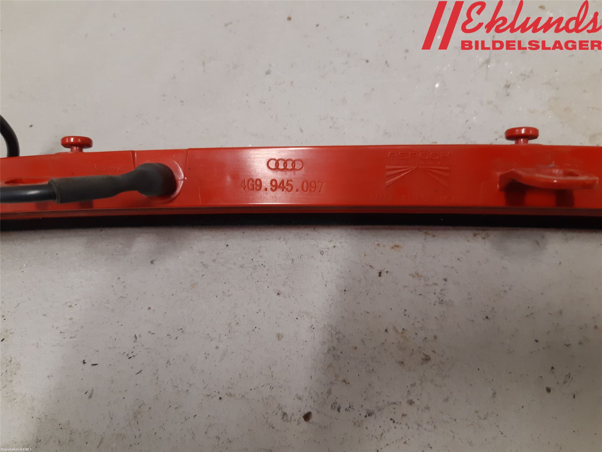 Audi A6/S6 4G 11-18 Bromsljus Bakruta