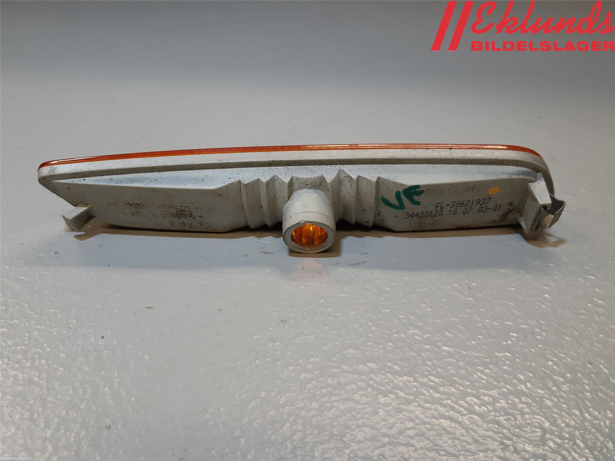 Volvo S40/V40    96-04 Positionsljus Fram Vä