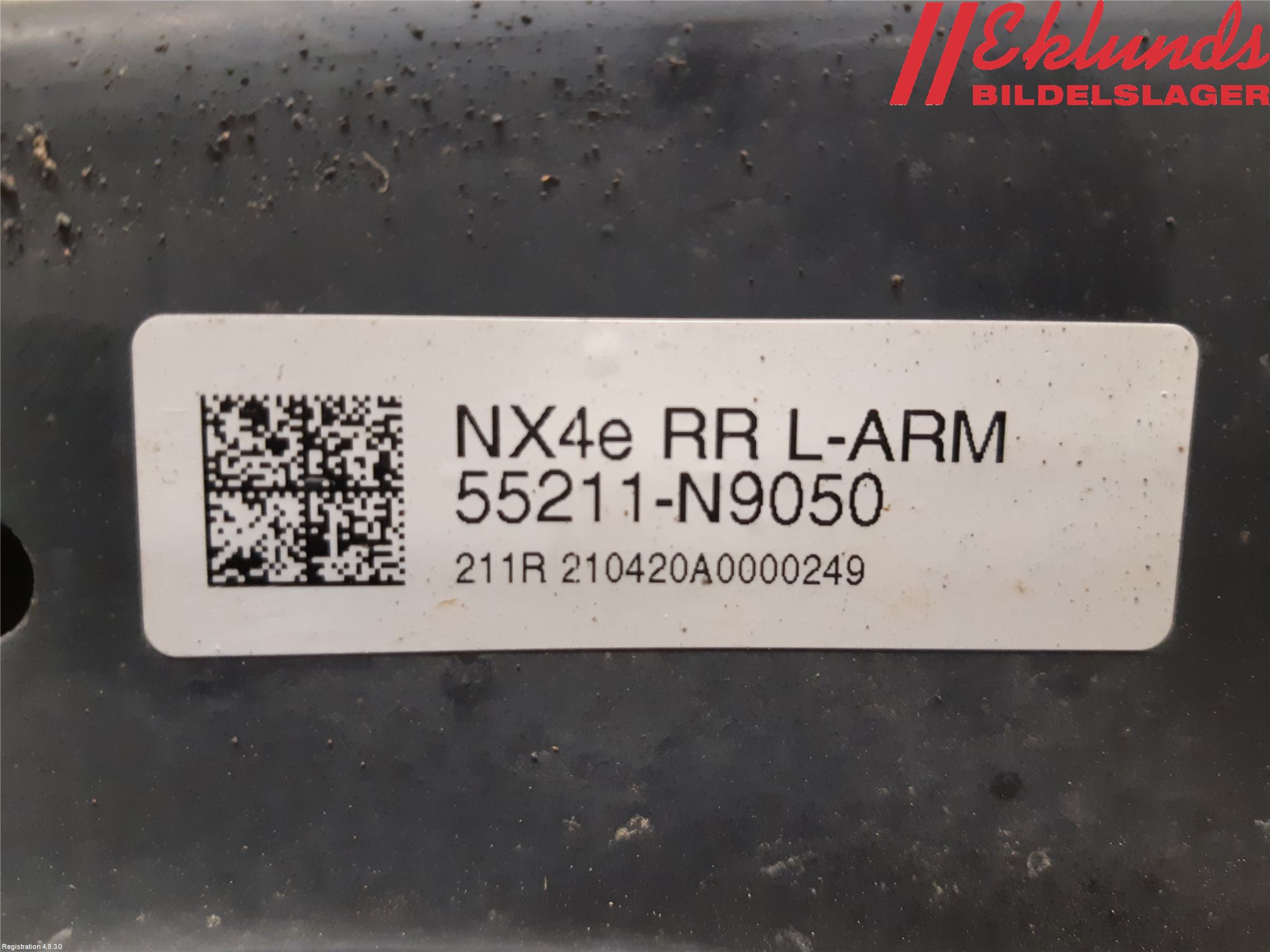 Hyundai TUCSON 05- Bärarm Bak Höger