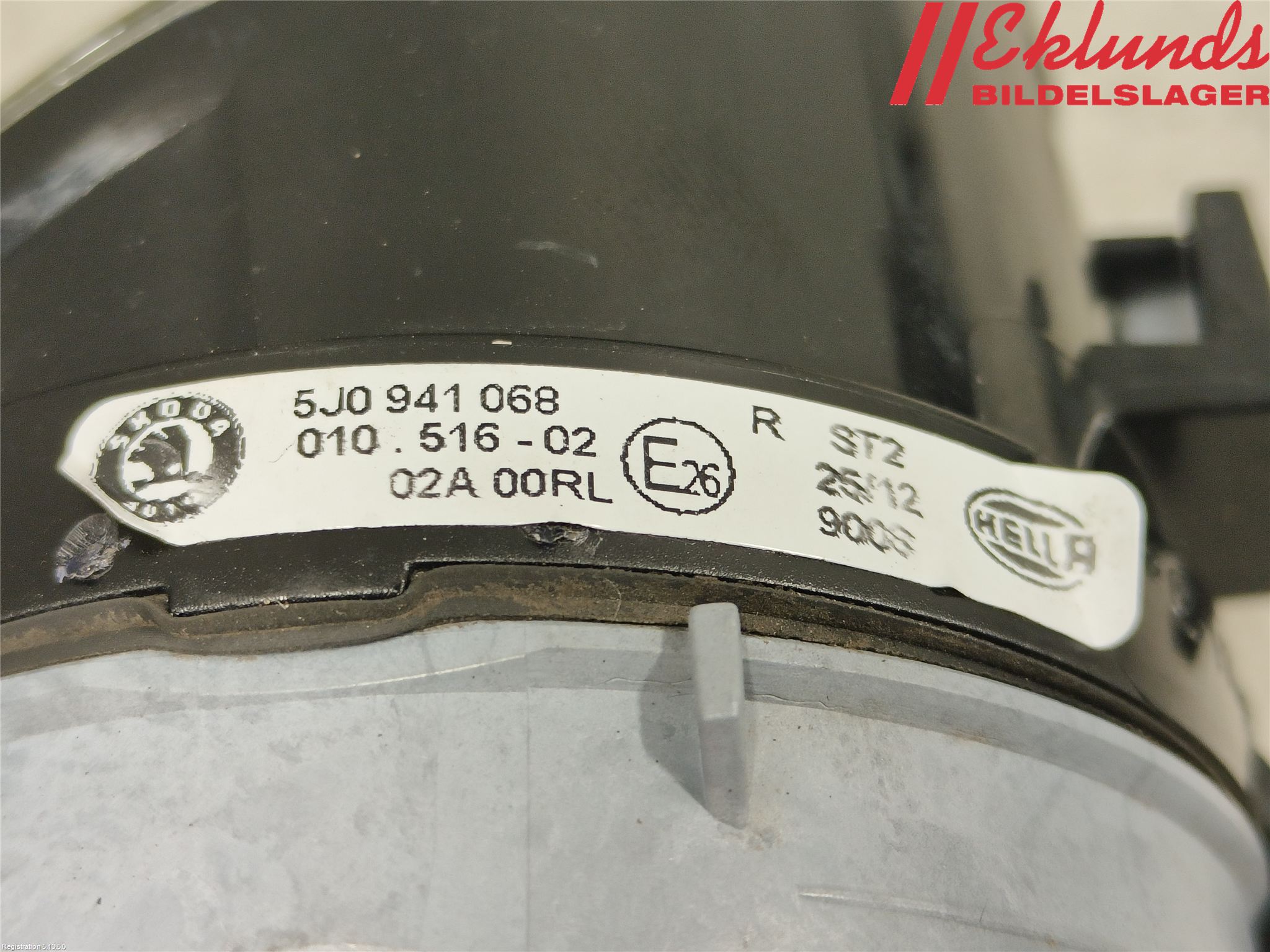 Skoda OCTAVIA (1Z) 05-13 Dimljus-Varselljus Fram